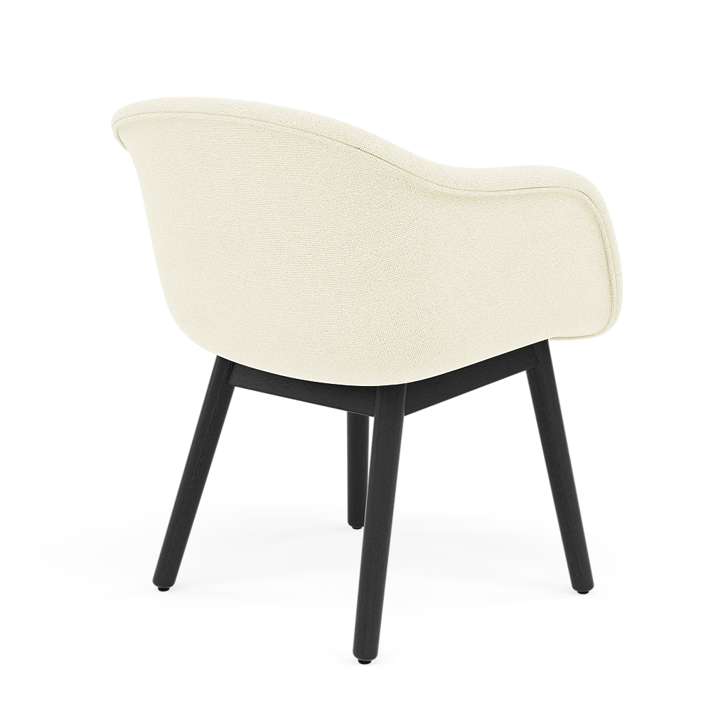 Personalisierbarer FIBER SOFT Stuhl mit Holzgestell