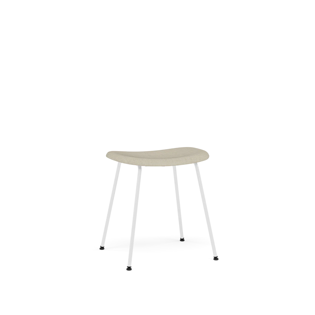 Personalisierbarer FIBER Hocker mit gepolstertem Sitz