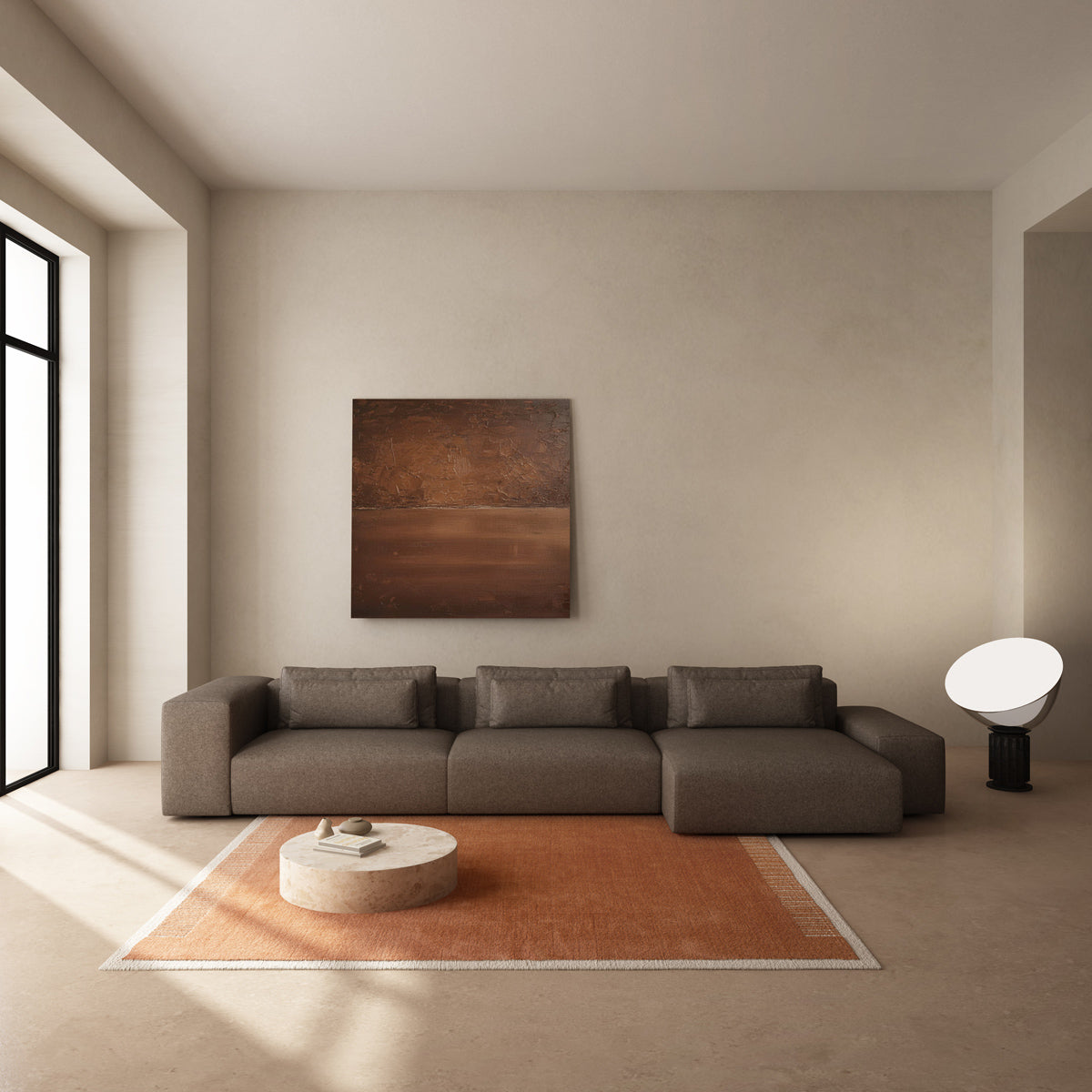 Puf FLAVIO gestoffeerd