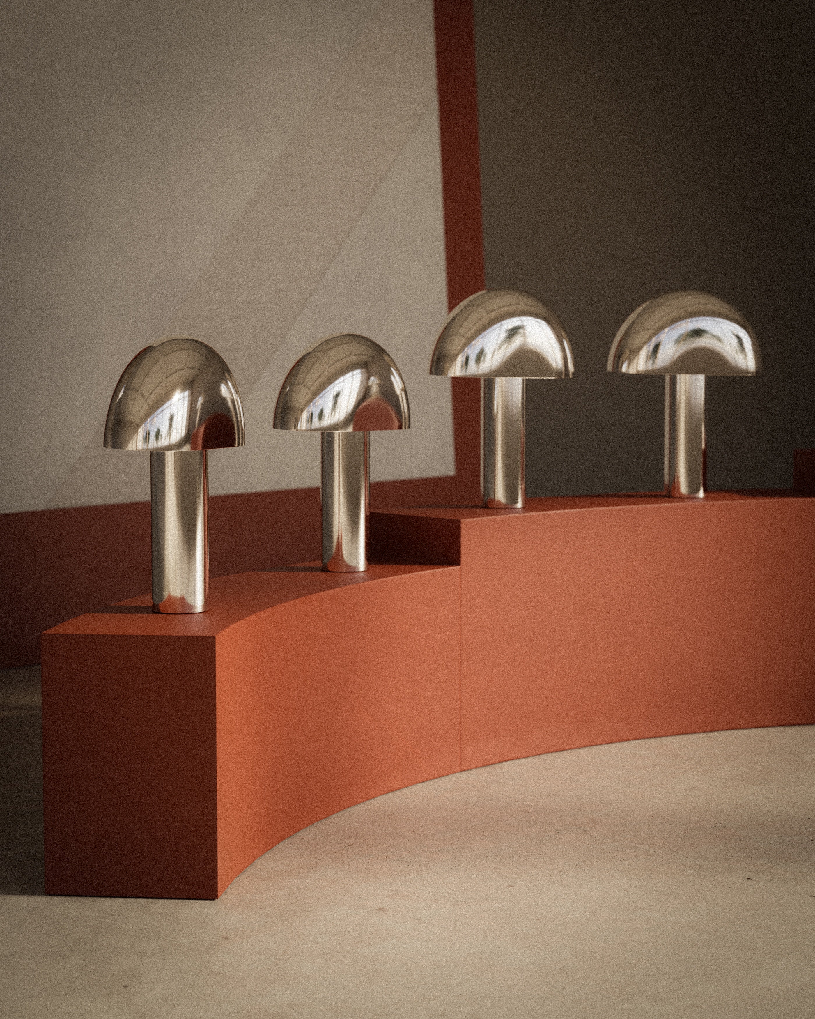 Aglow Table Lamp Nickel