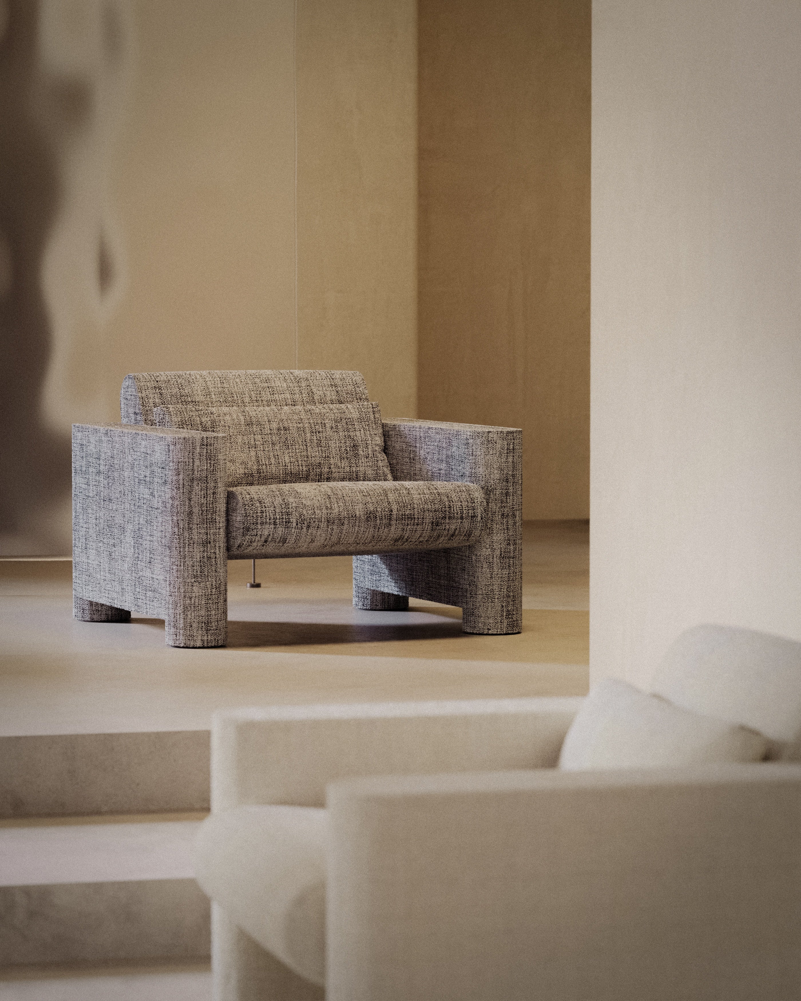 Upholstered ION Armchair