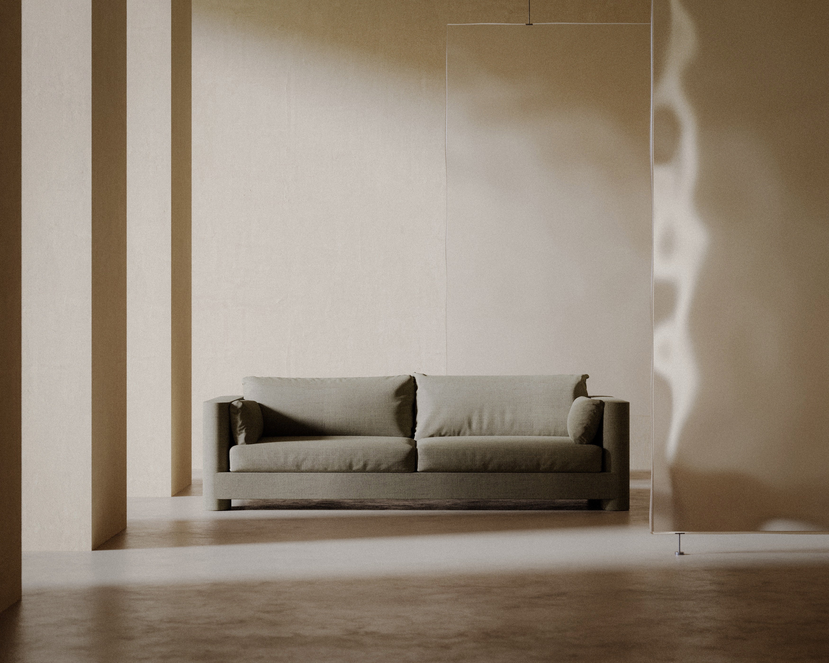 Bank 3-zits ION gestoffeerd