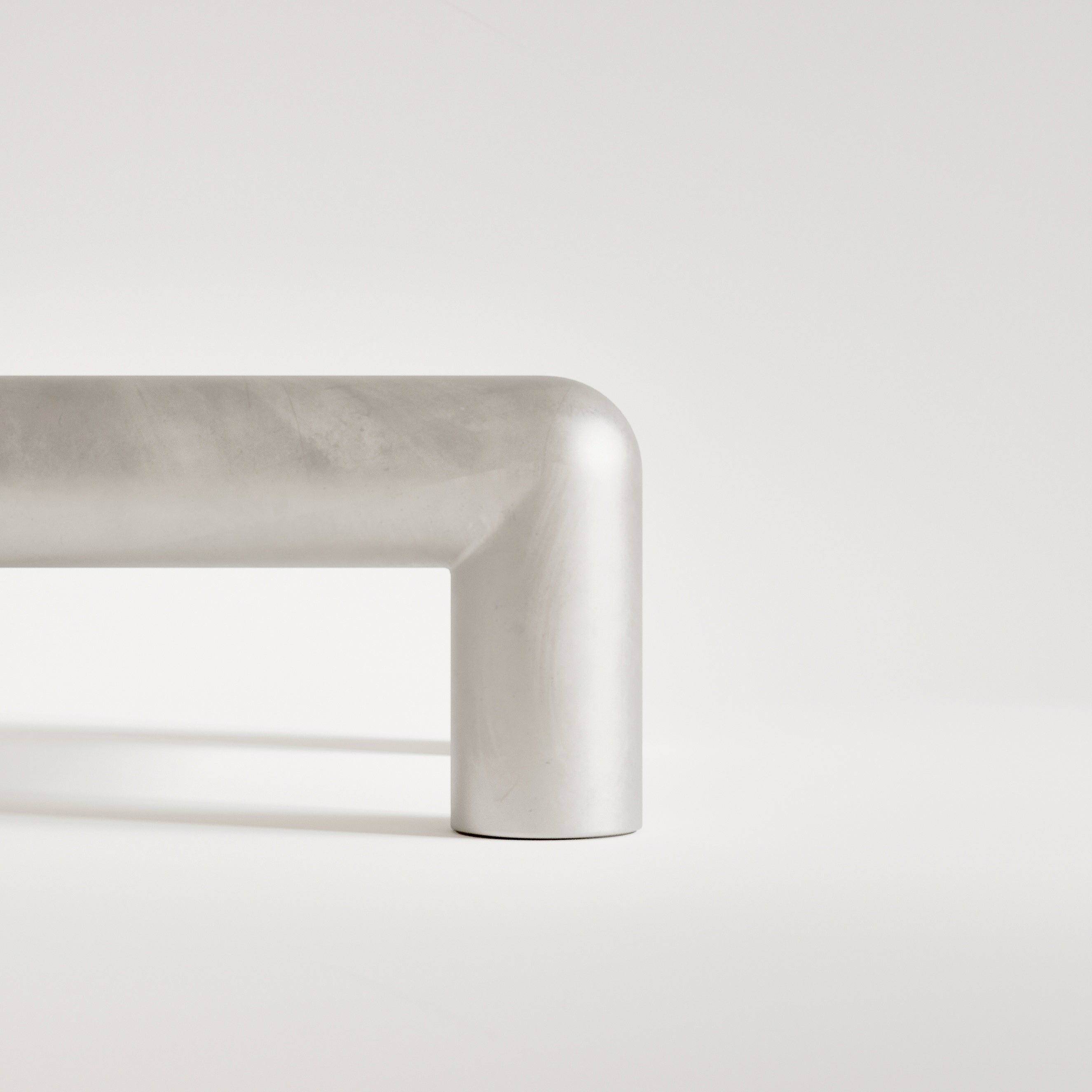 Rectangular coffee table CUBIO aluminum