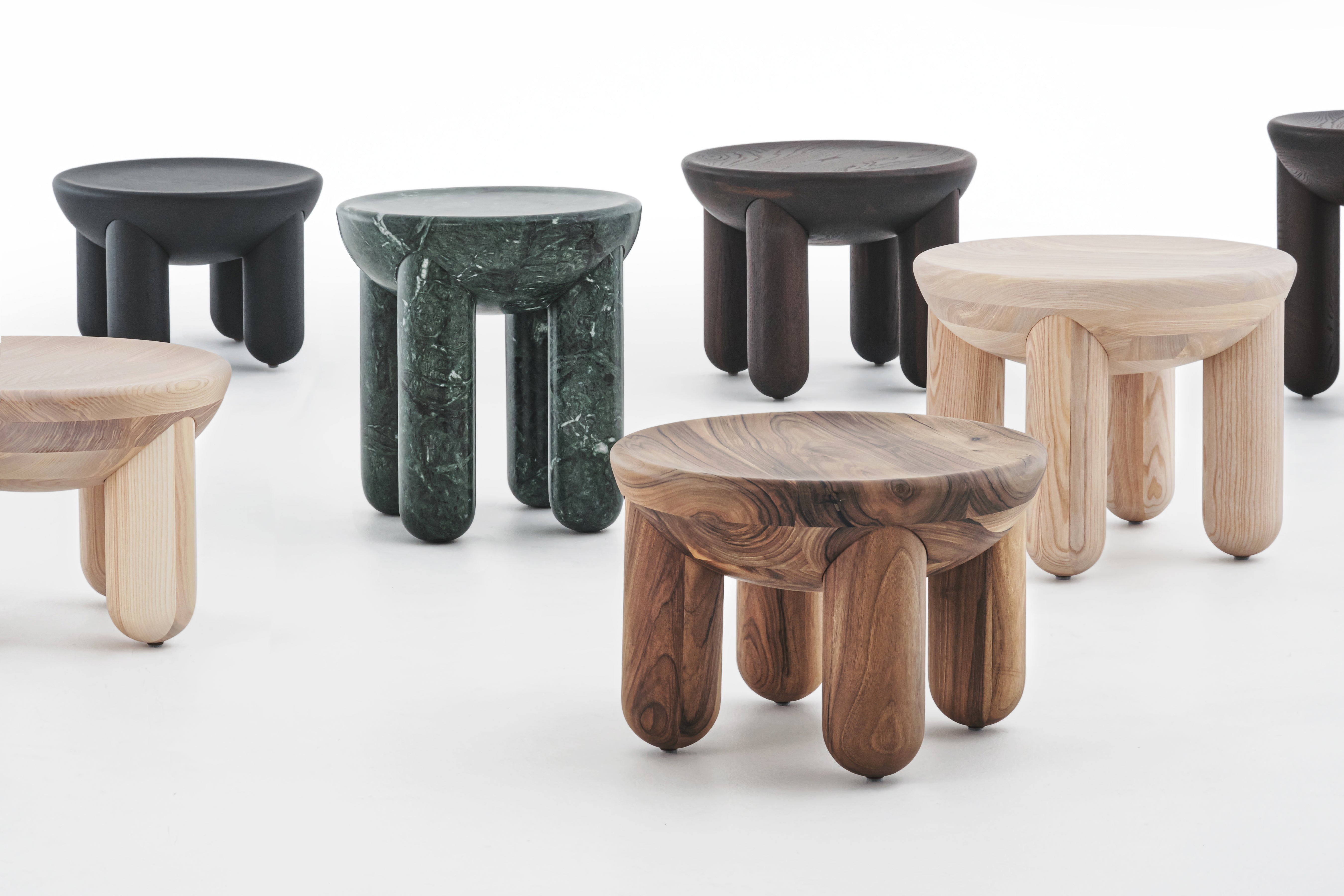 Koffietafel FREYJA 3 - GENUMMERDE EDITIE groene marmer