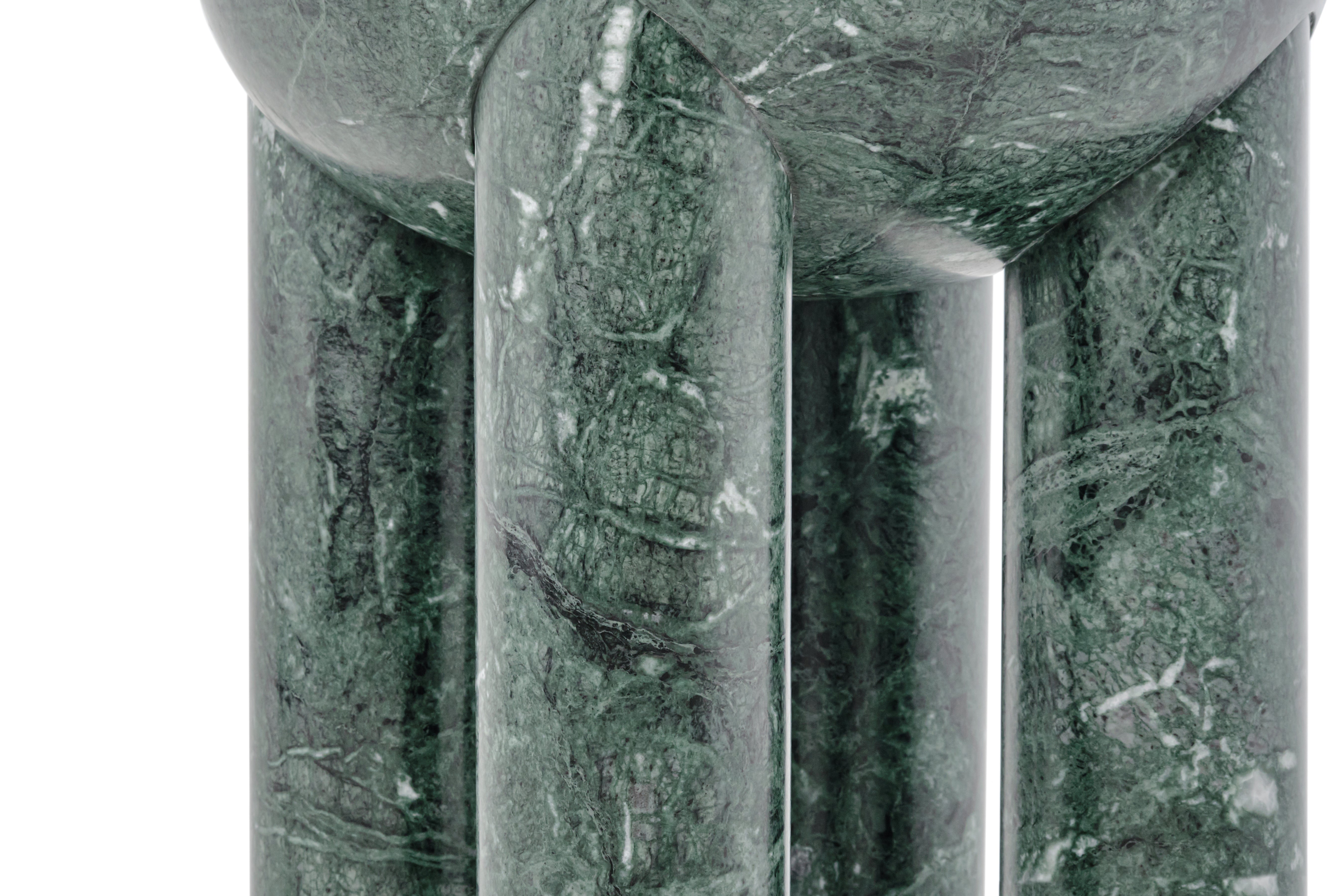 Koffietafel FREYJA 3 - GENUMMERDE EDITIE groene marmer