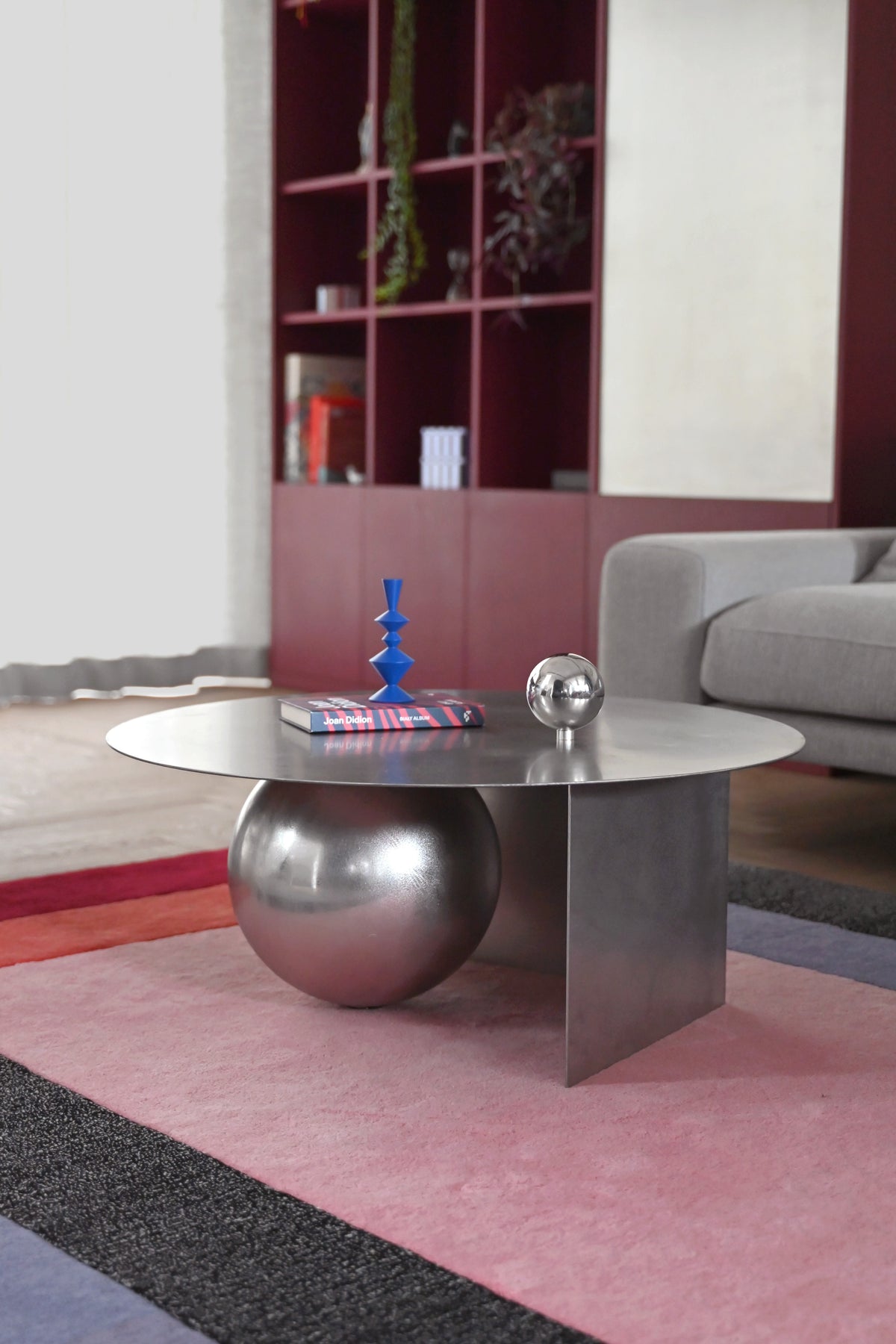 Koffietafel FUKU staal en hout
