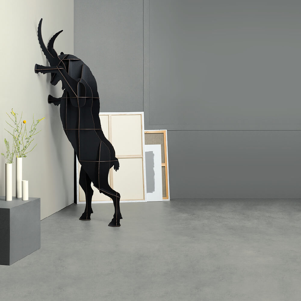 Zwarte FAUSTO boekenkast