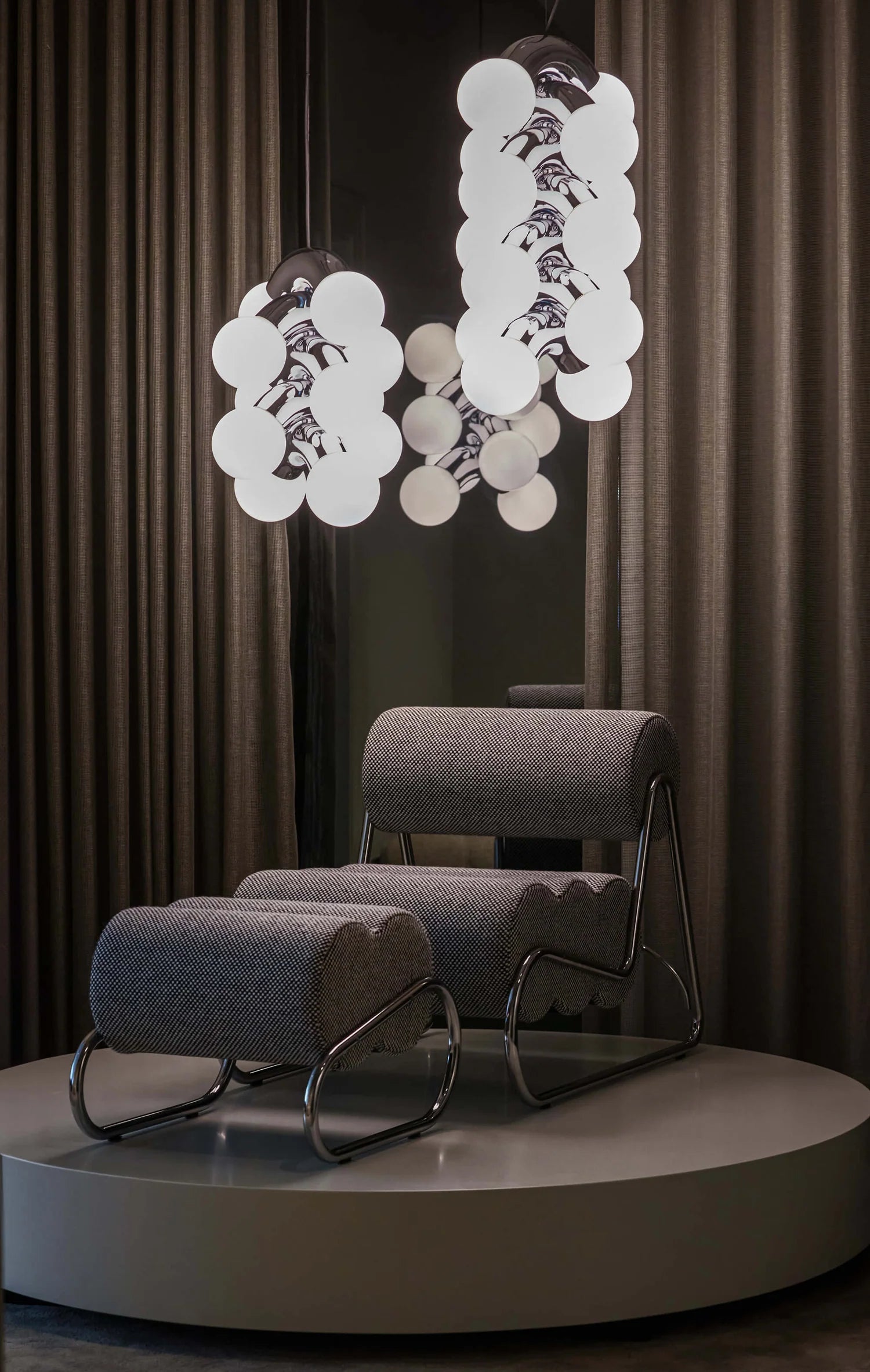 FAVE gestoffeerde voetensteun