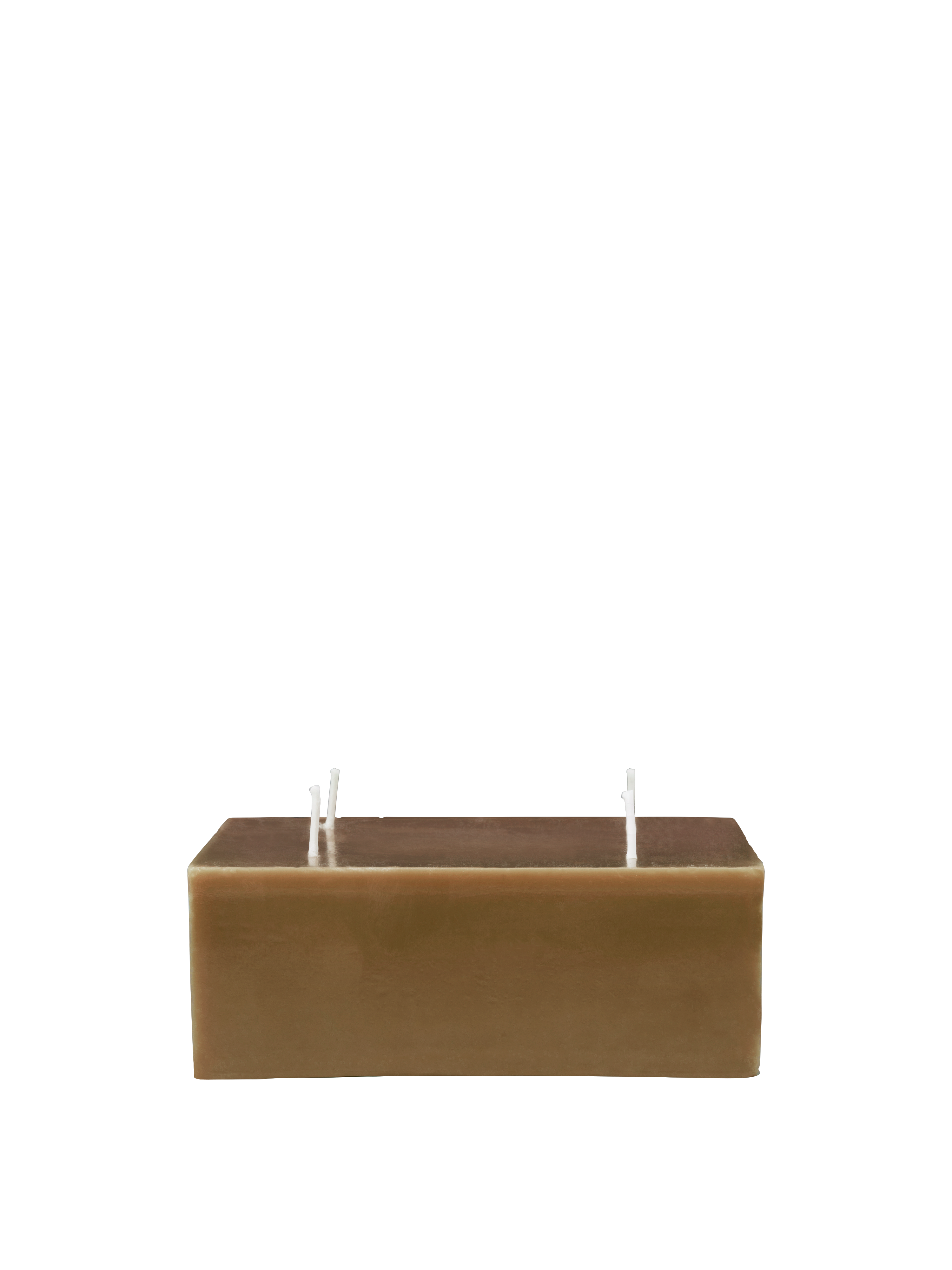 Kerze BURREN BLOCK braun