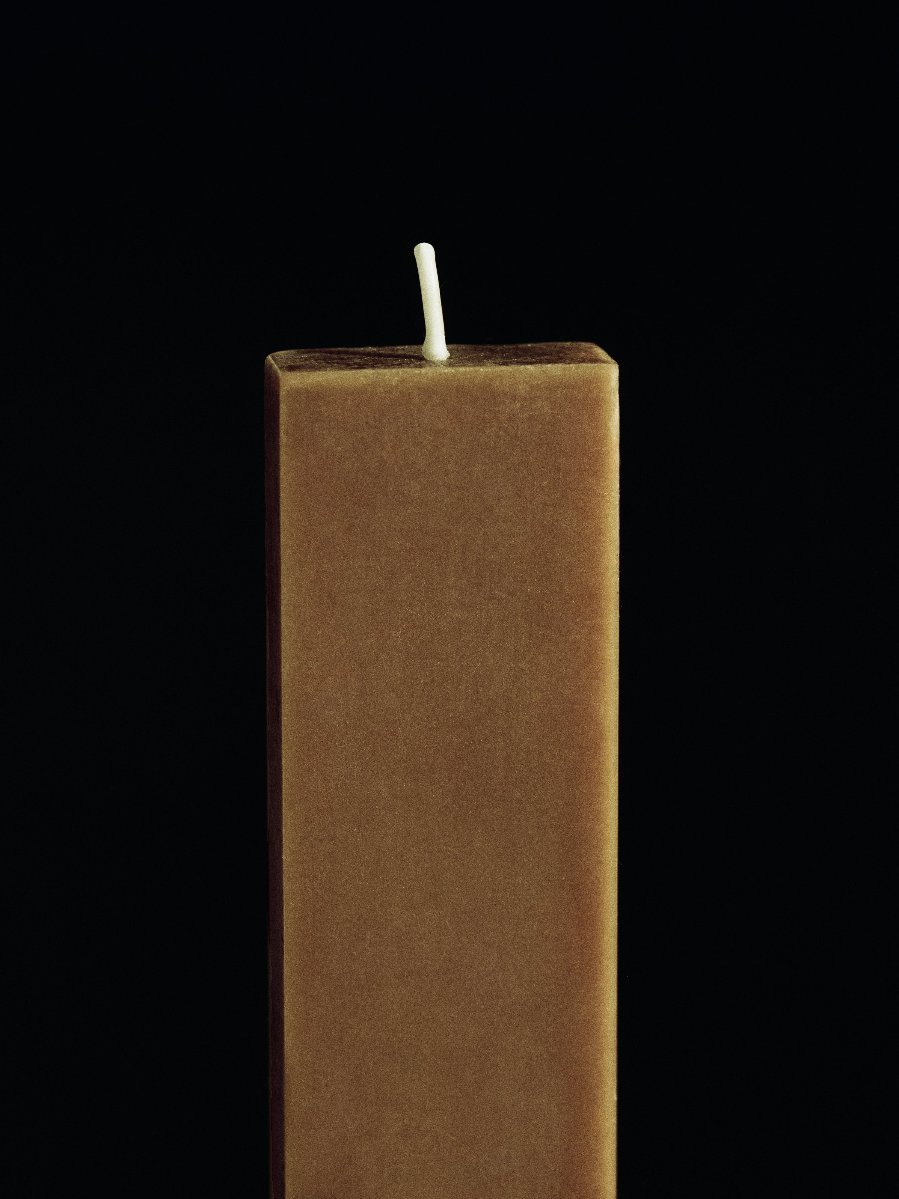 BURREN PILLAR Candle Set Brown