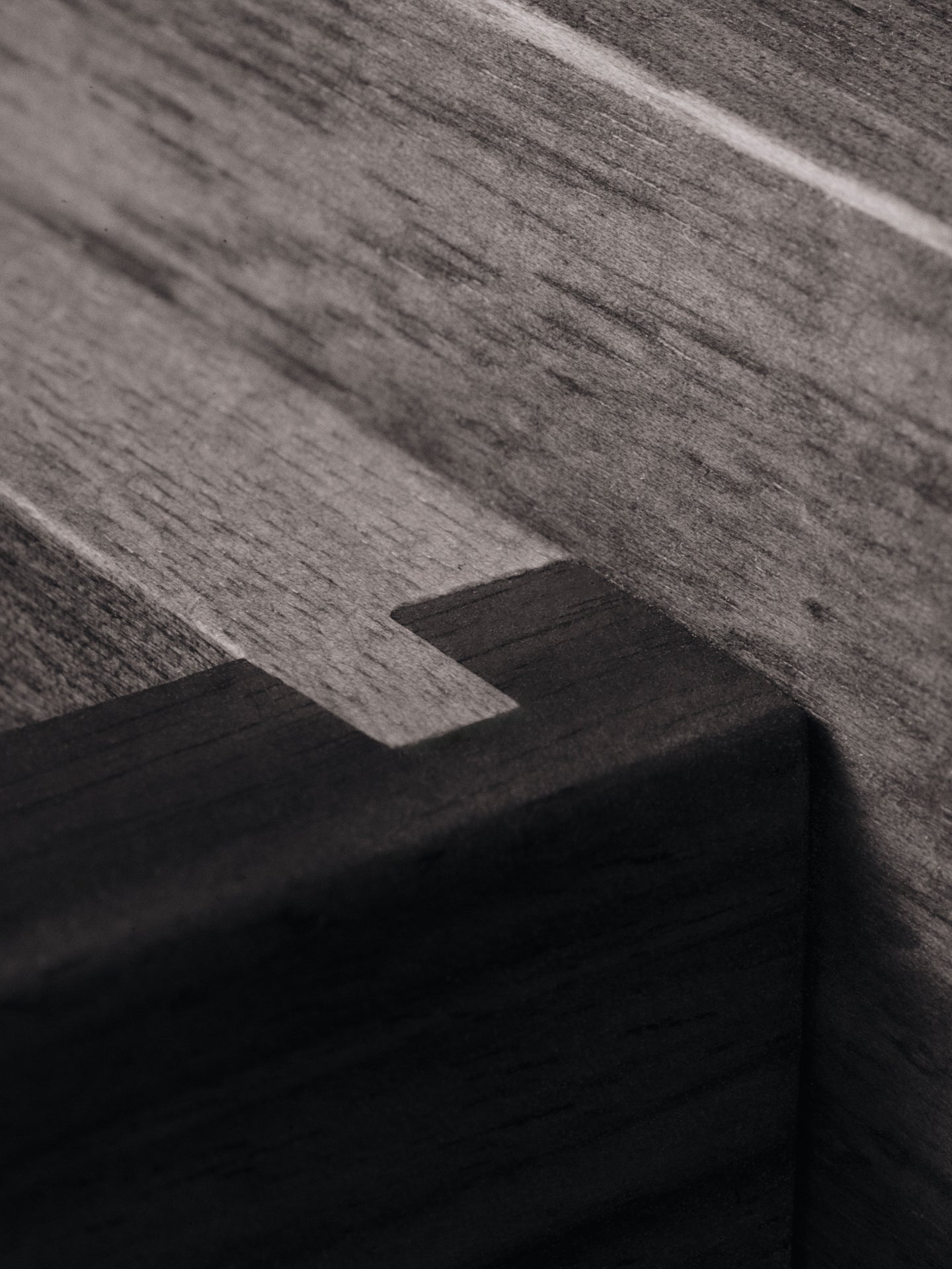 Desk with drawer FEVE walnut wood