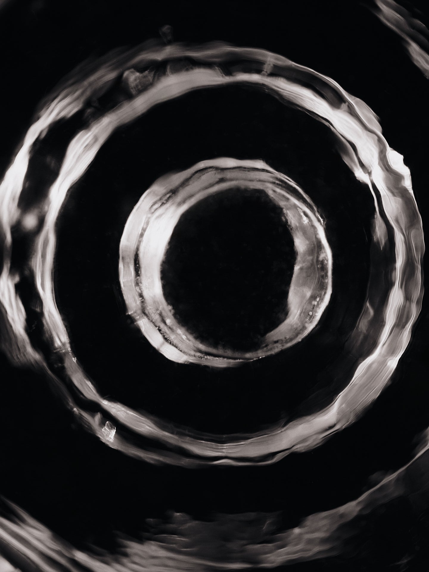 Ronde kaarsenhouder GRADIA glas