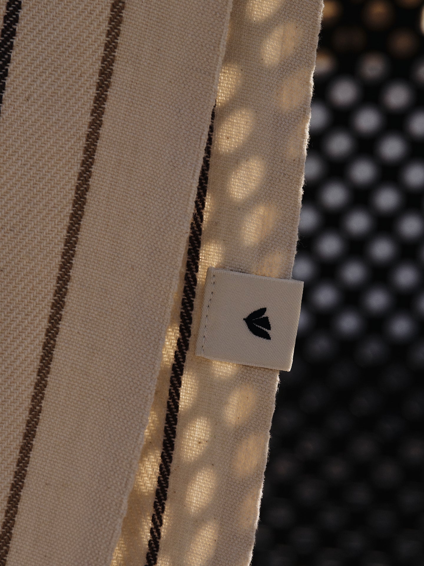 Keukenhanddoeken set ITO beige met wit