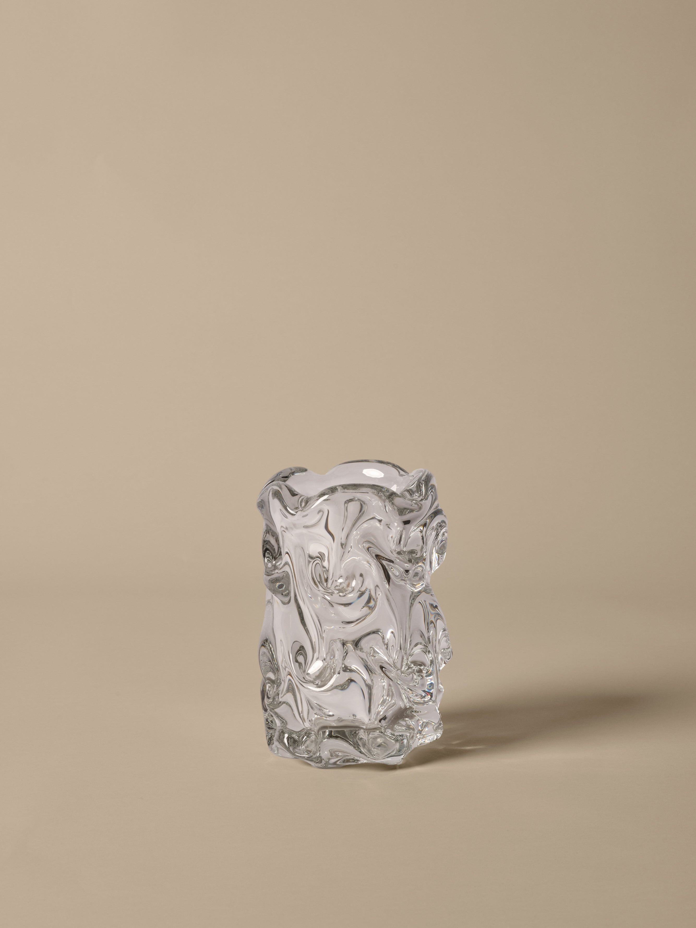 VIRELLE Vase aus mundgeblasenem Glas