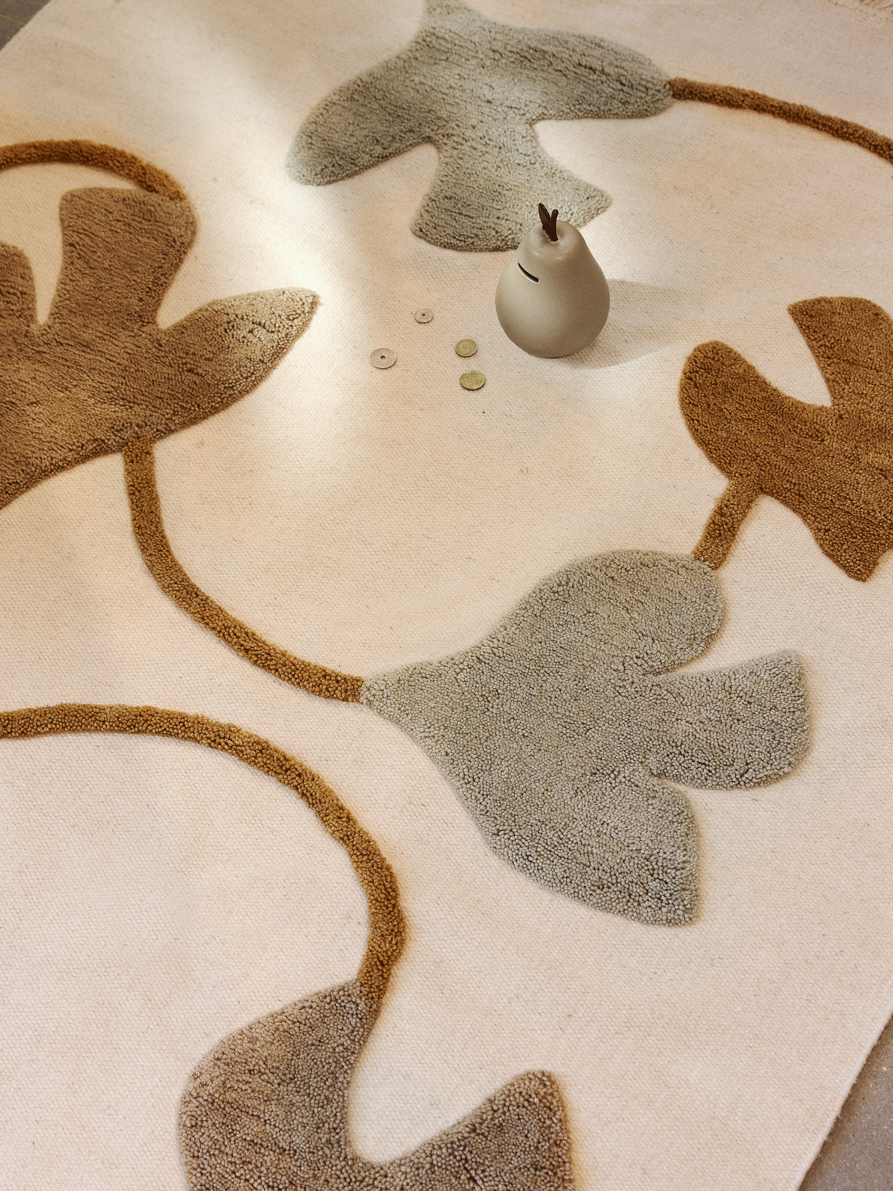 Kinderteppich SWIF BIRD beige
