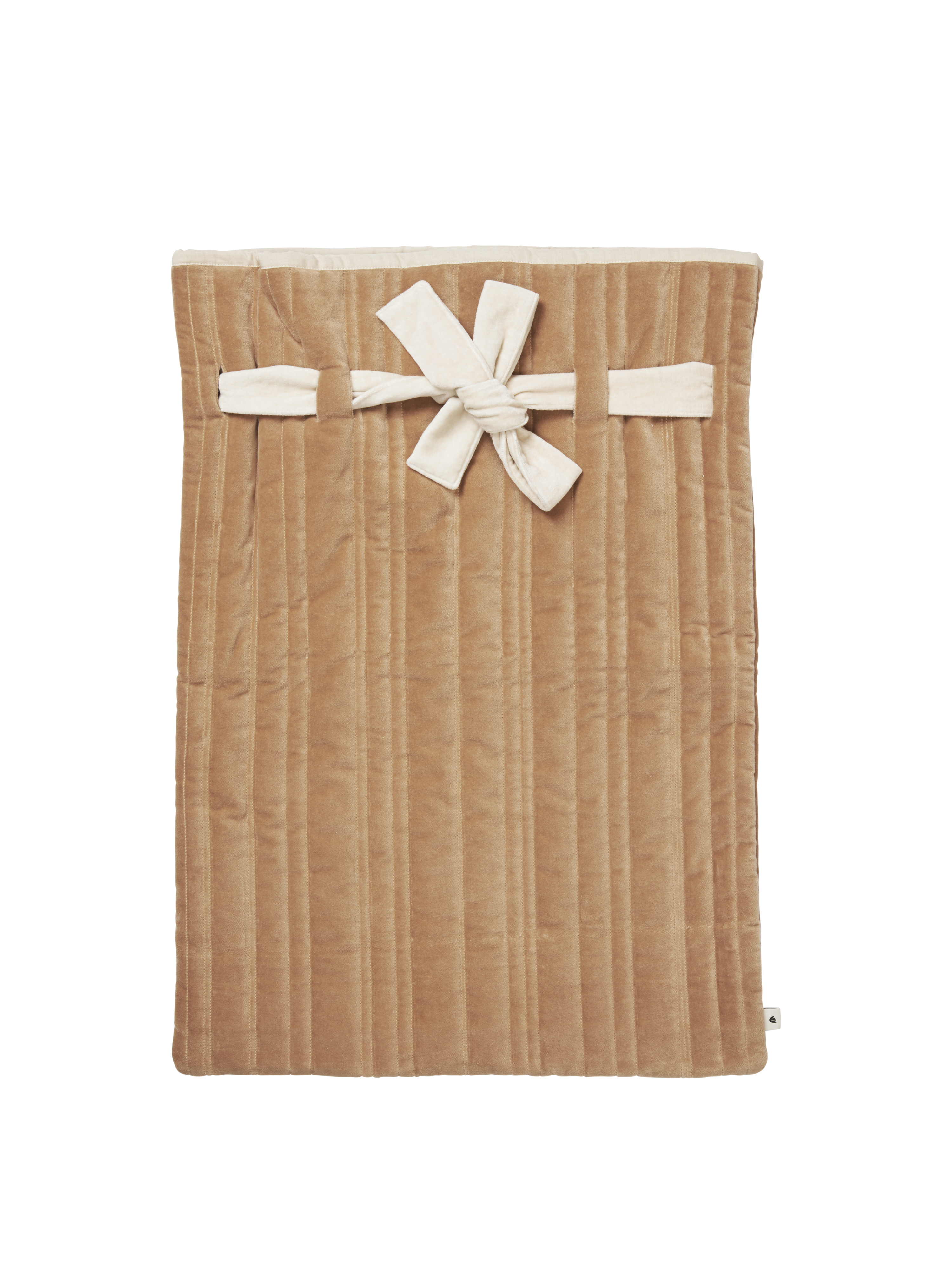 Geschenkbeutel VARI QUILTED SACK braun mit Weiß