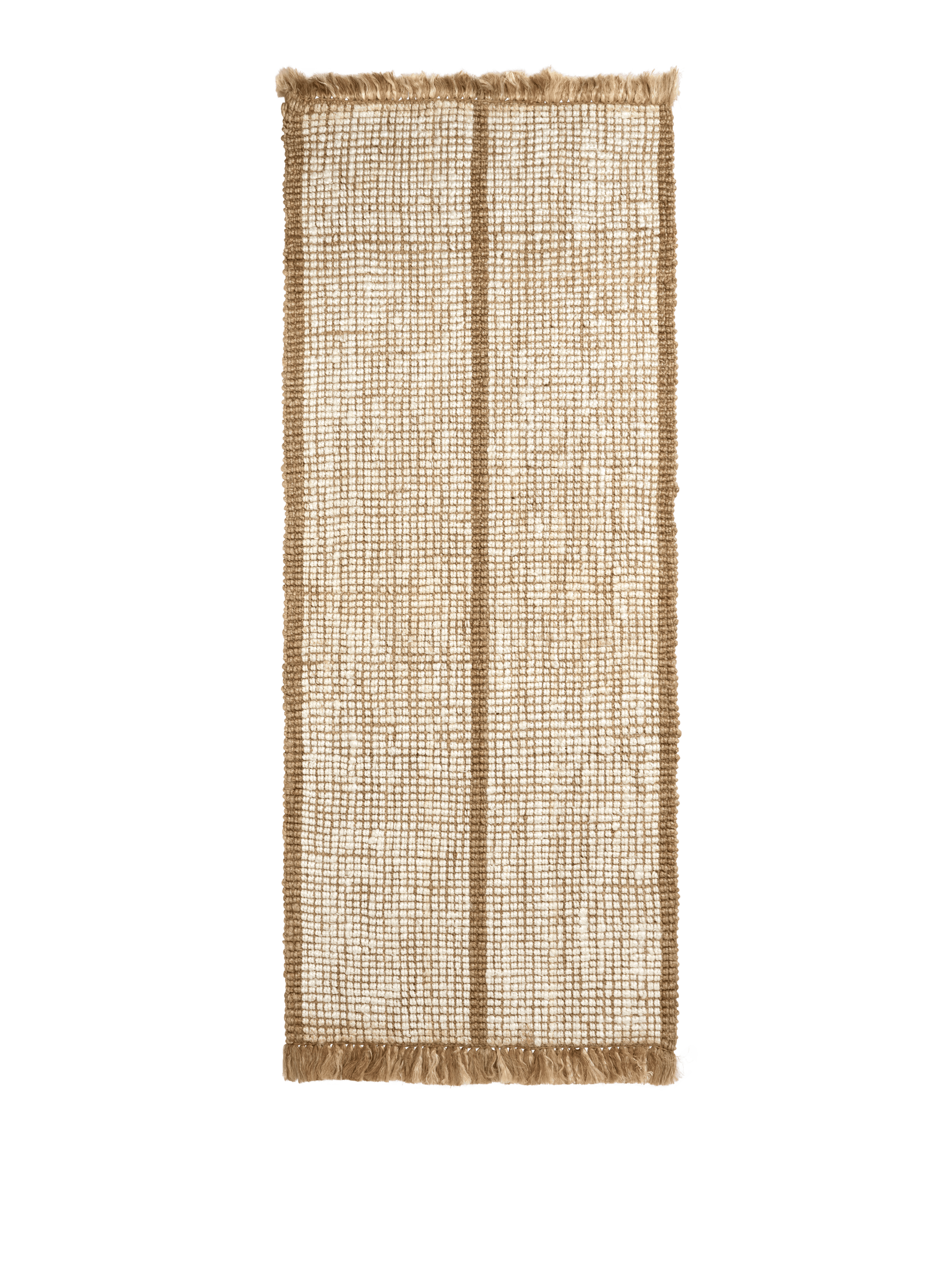 Läufer ATHENS STRIPES creme mit Jute