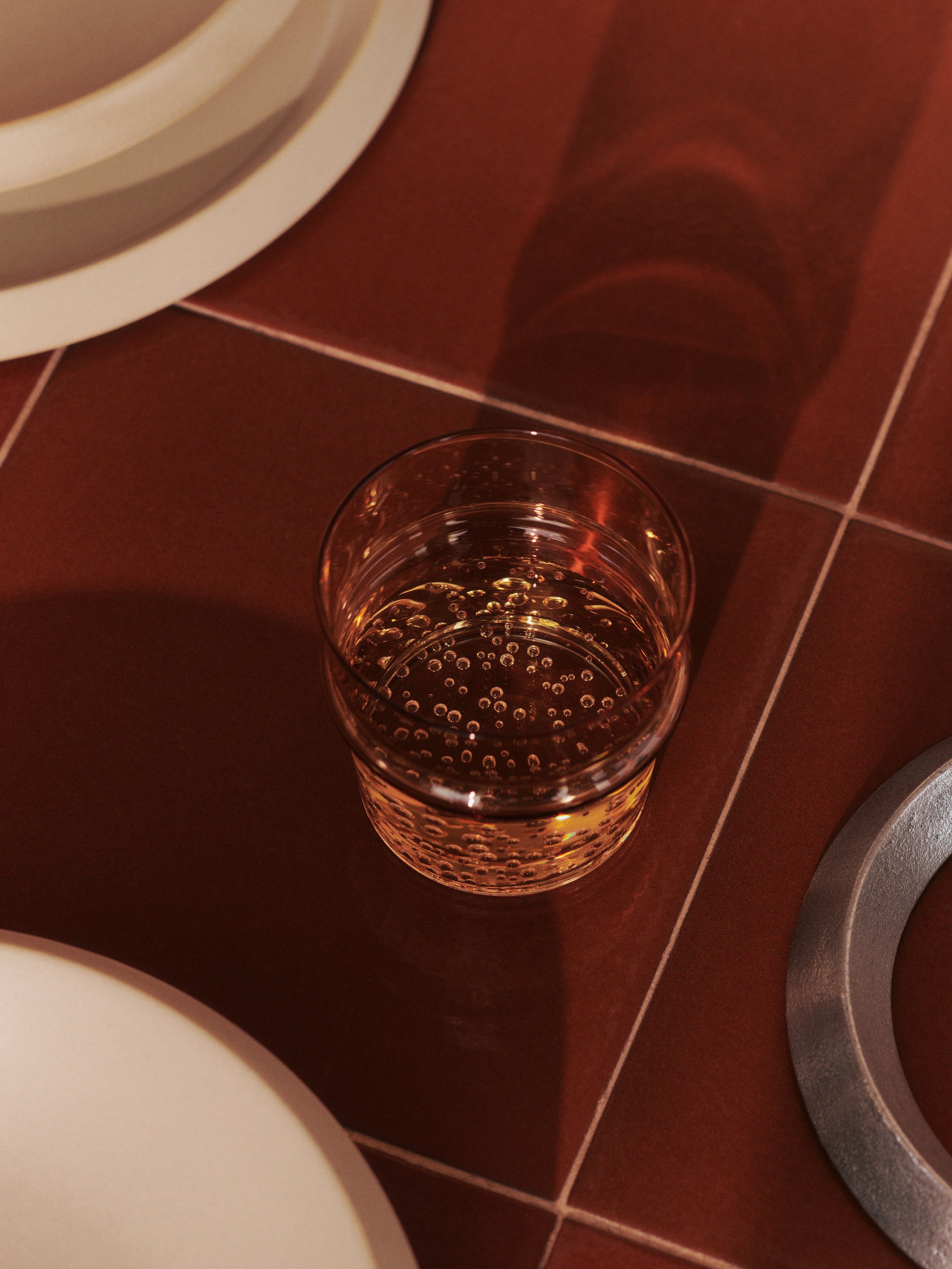 Set van glazen BOYA roze glas