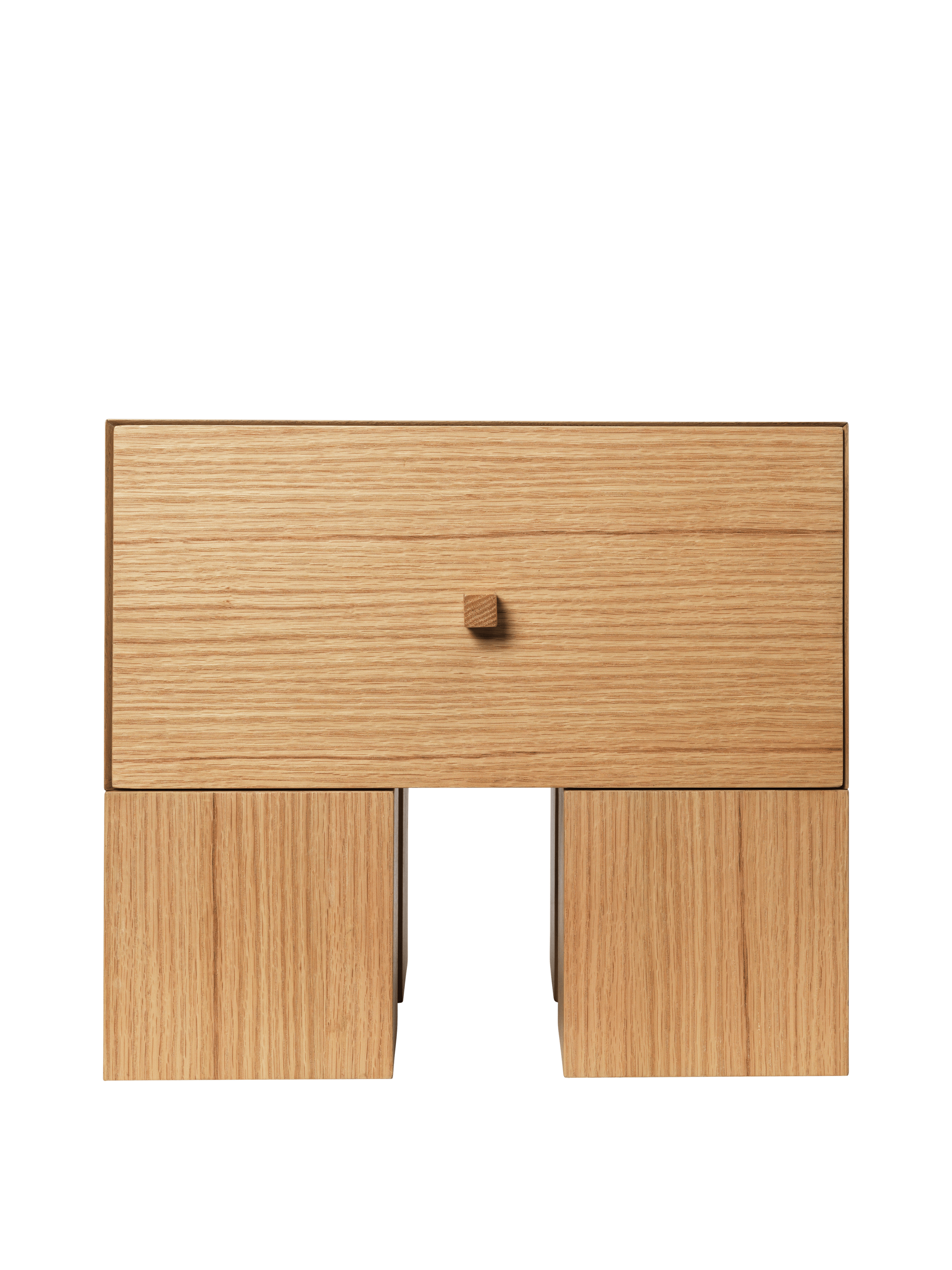KUBEN Nightstand Oak Veneer