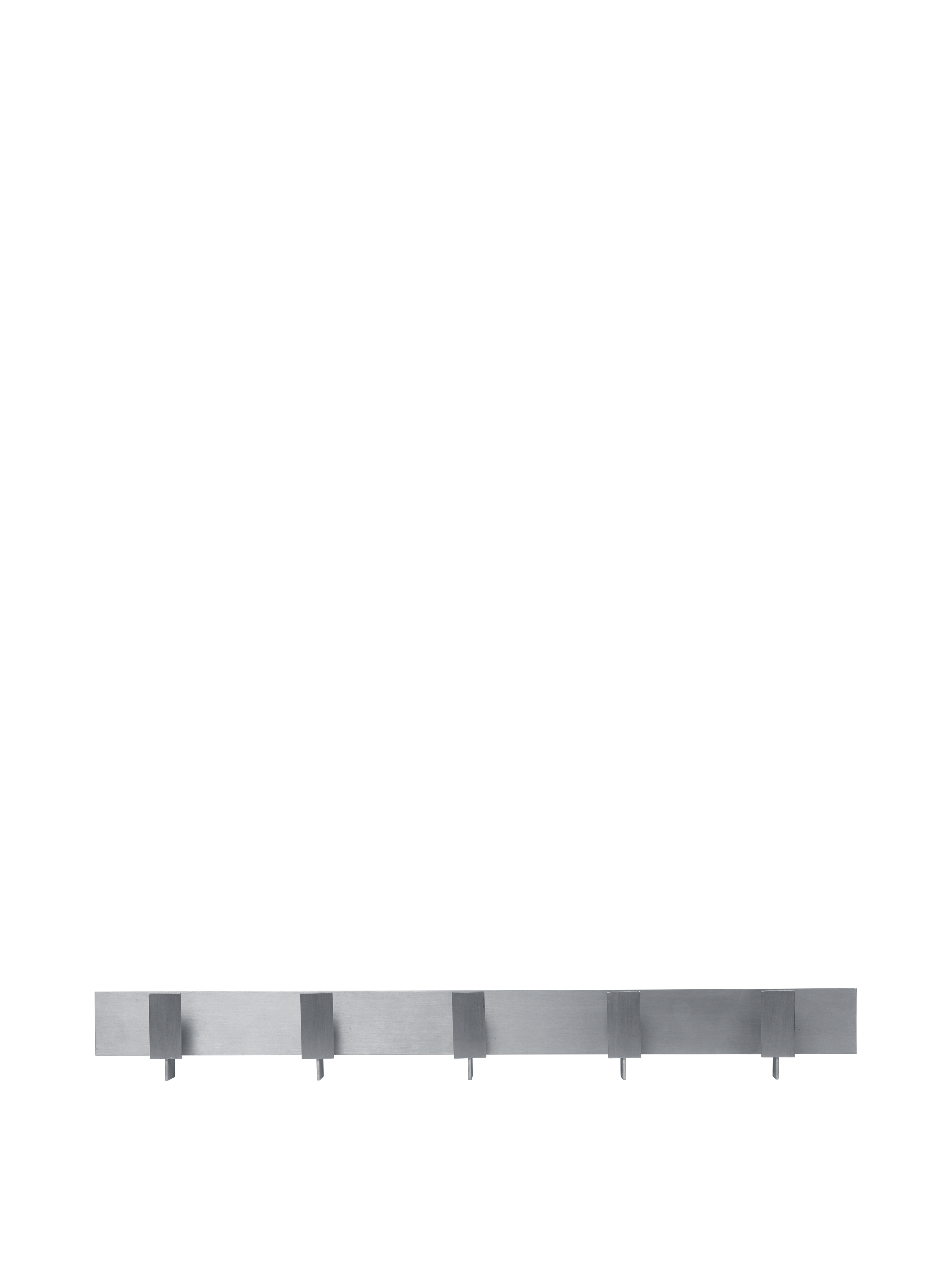 Wandkapstok LAGER aluminium
