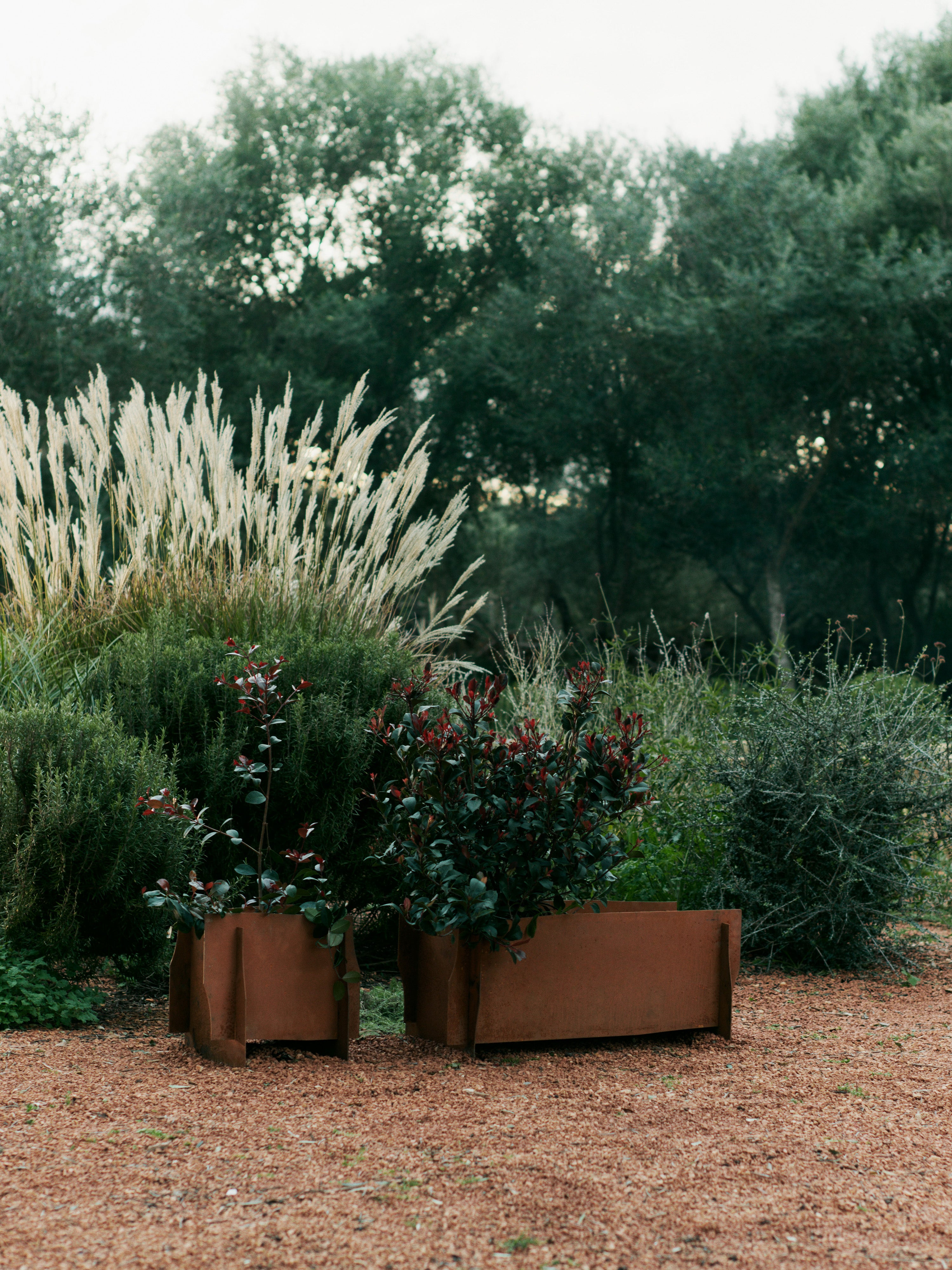 Donica LAPEL LANG roestkleurig