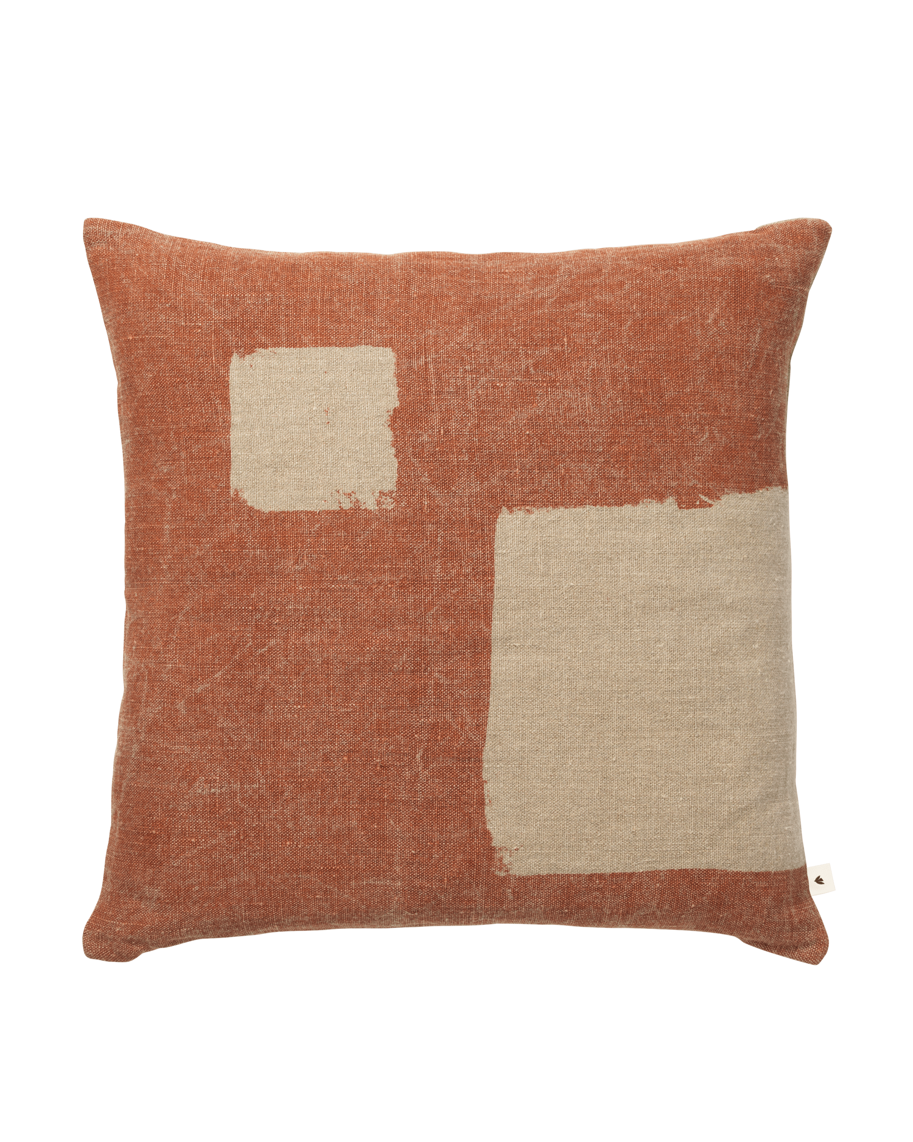 Decorative cushion OLEO rust with beige
