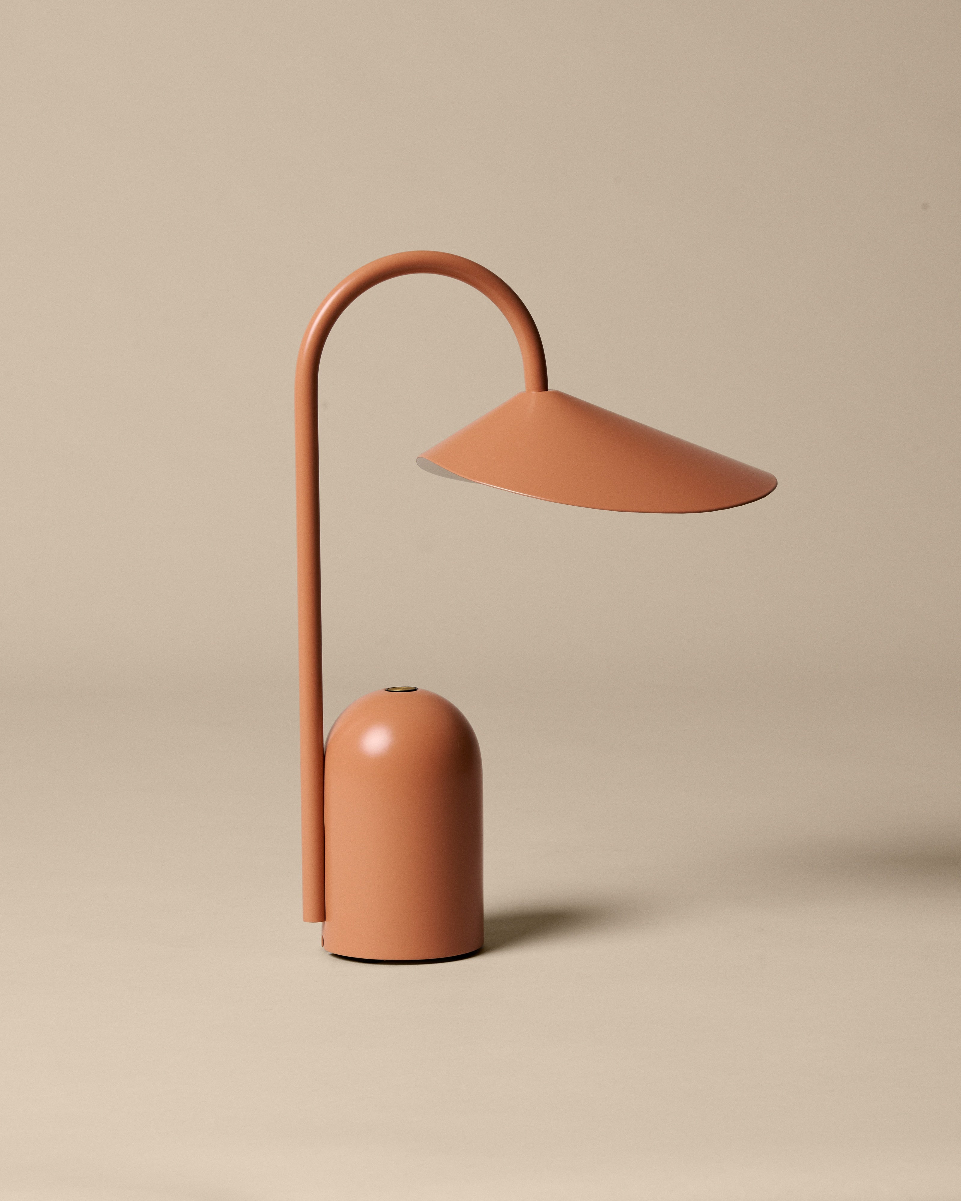 Tragbare Lampe ARUM lachsrosa