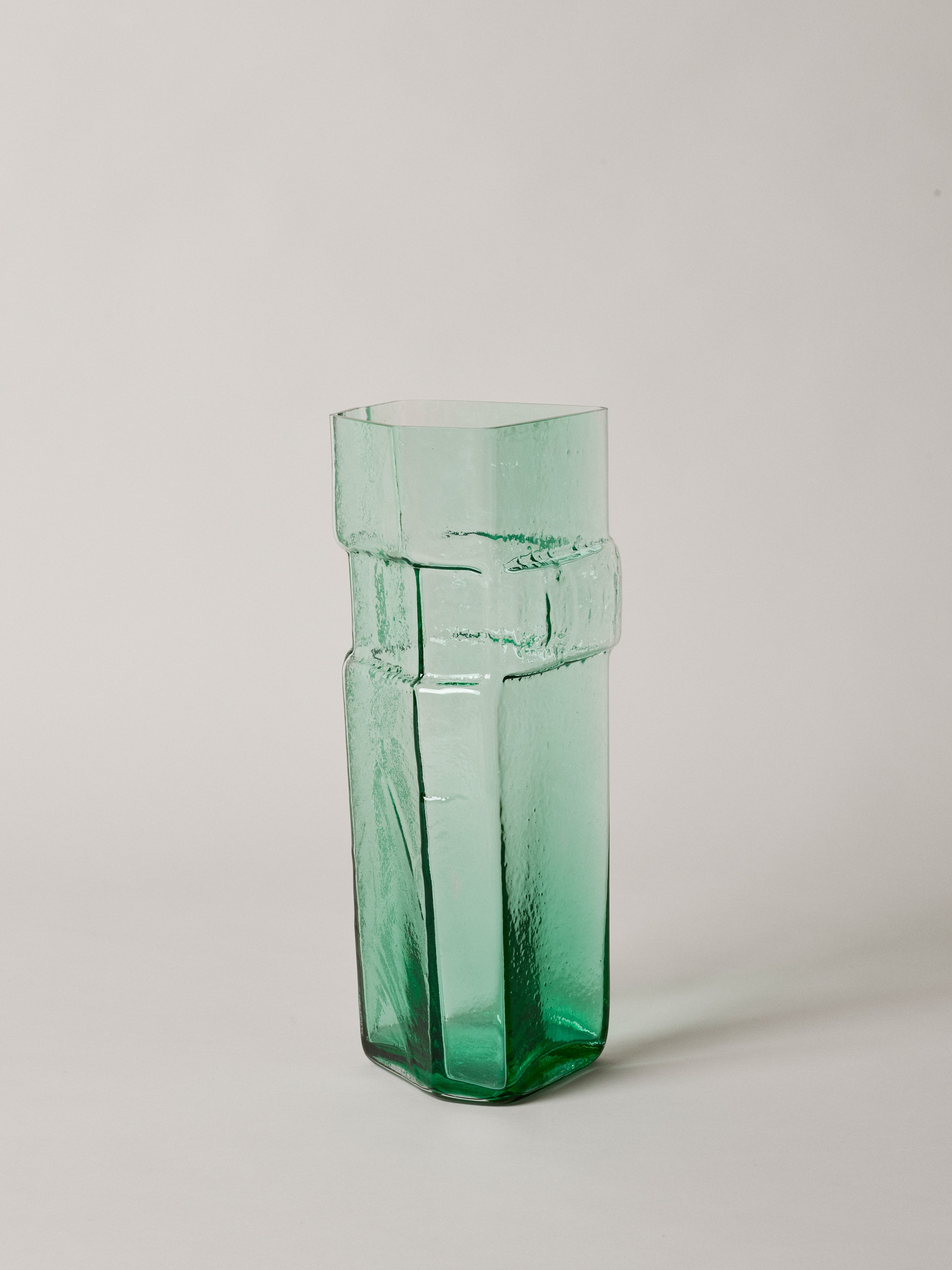 Vase MURO TALL grünes Glas