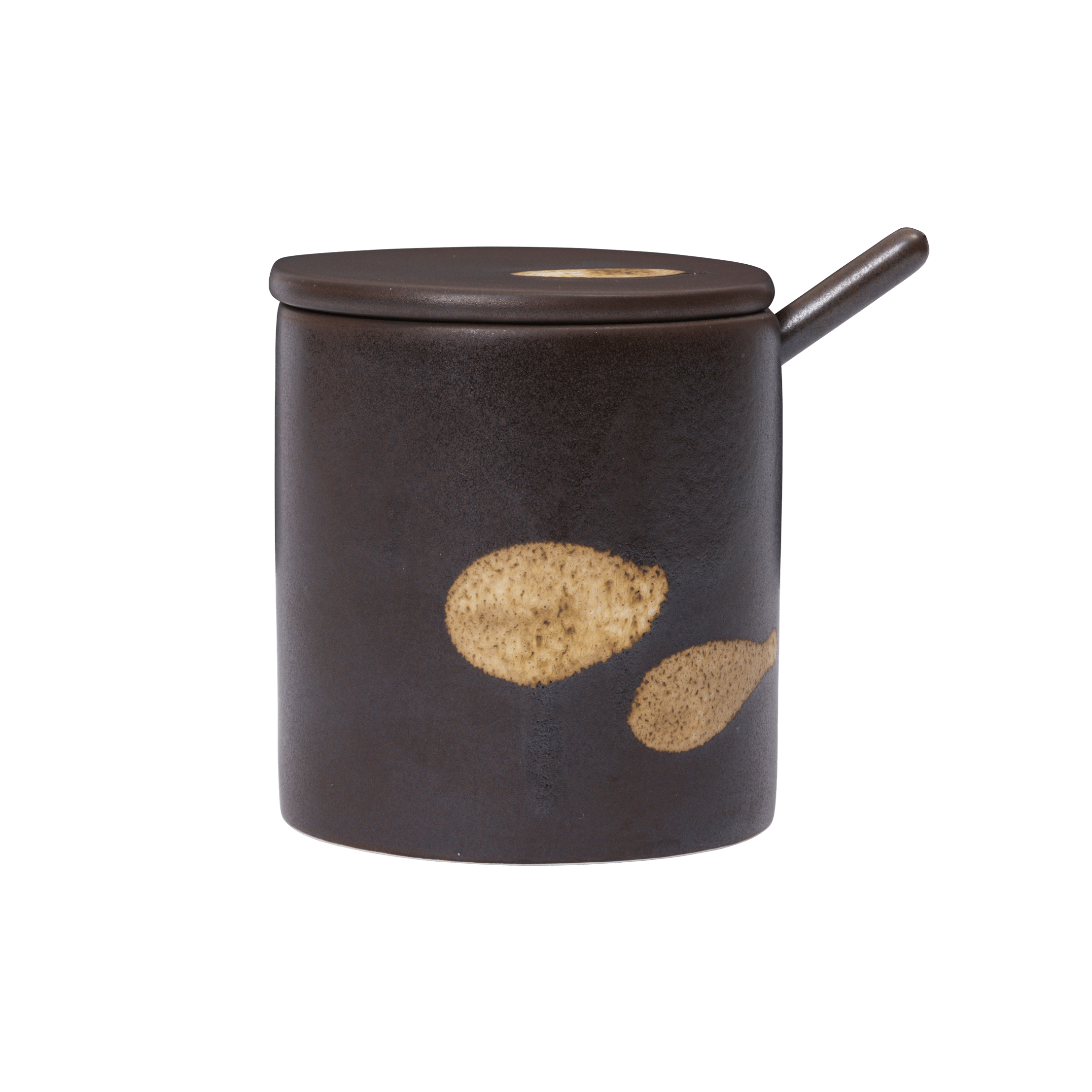KOYO Dark Brown Jar with Spoon