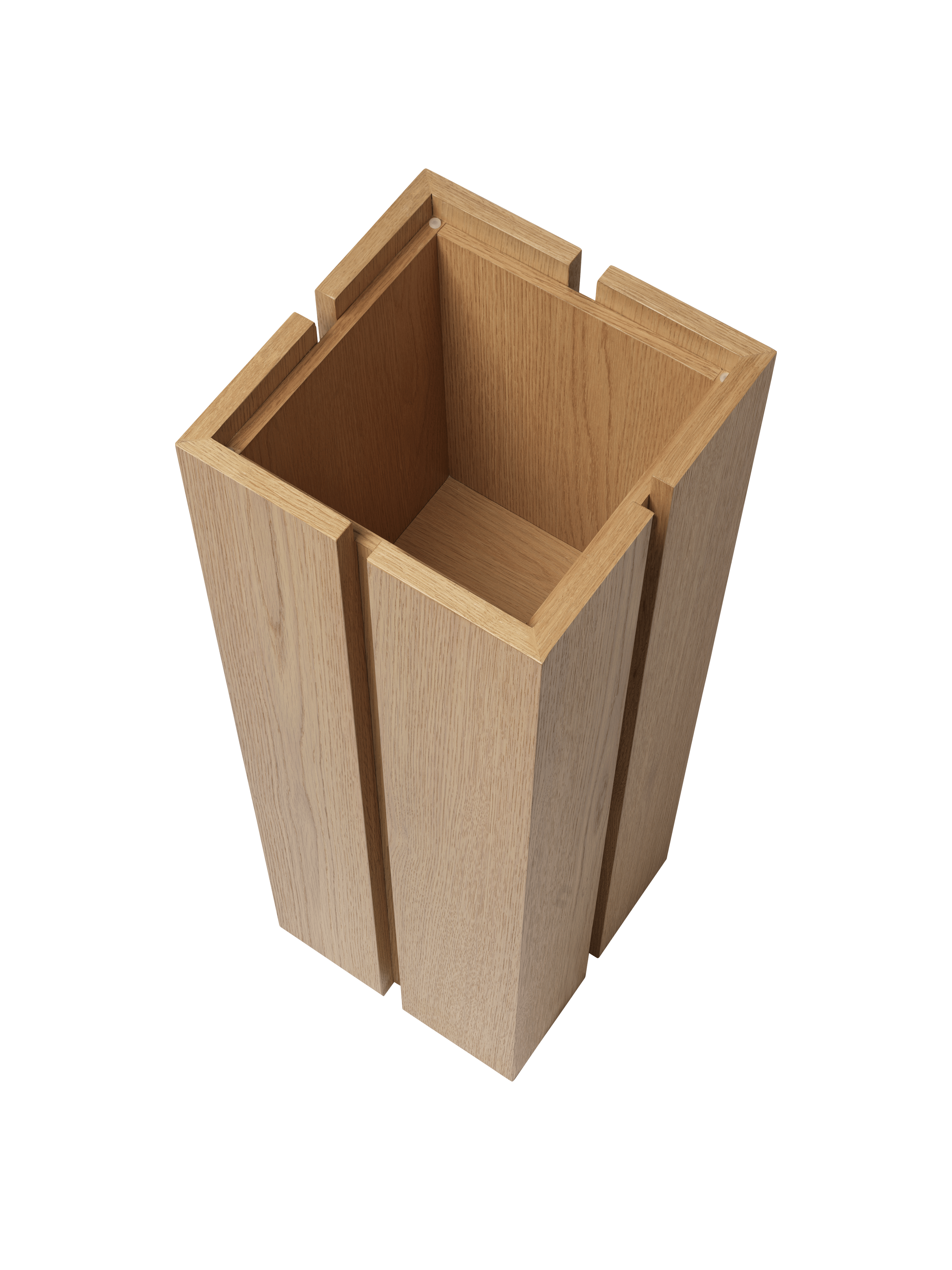 Seiten Tisch PARCEL Eichenfurnier