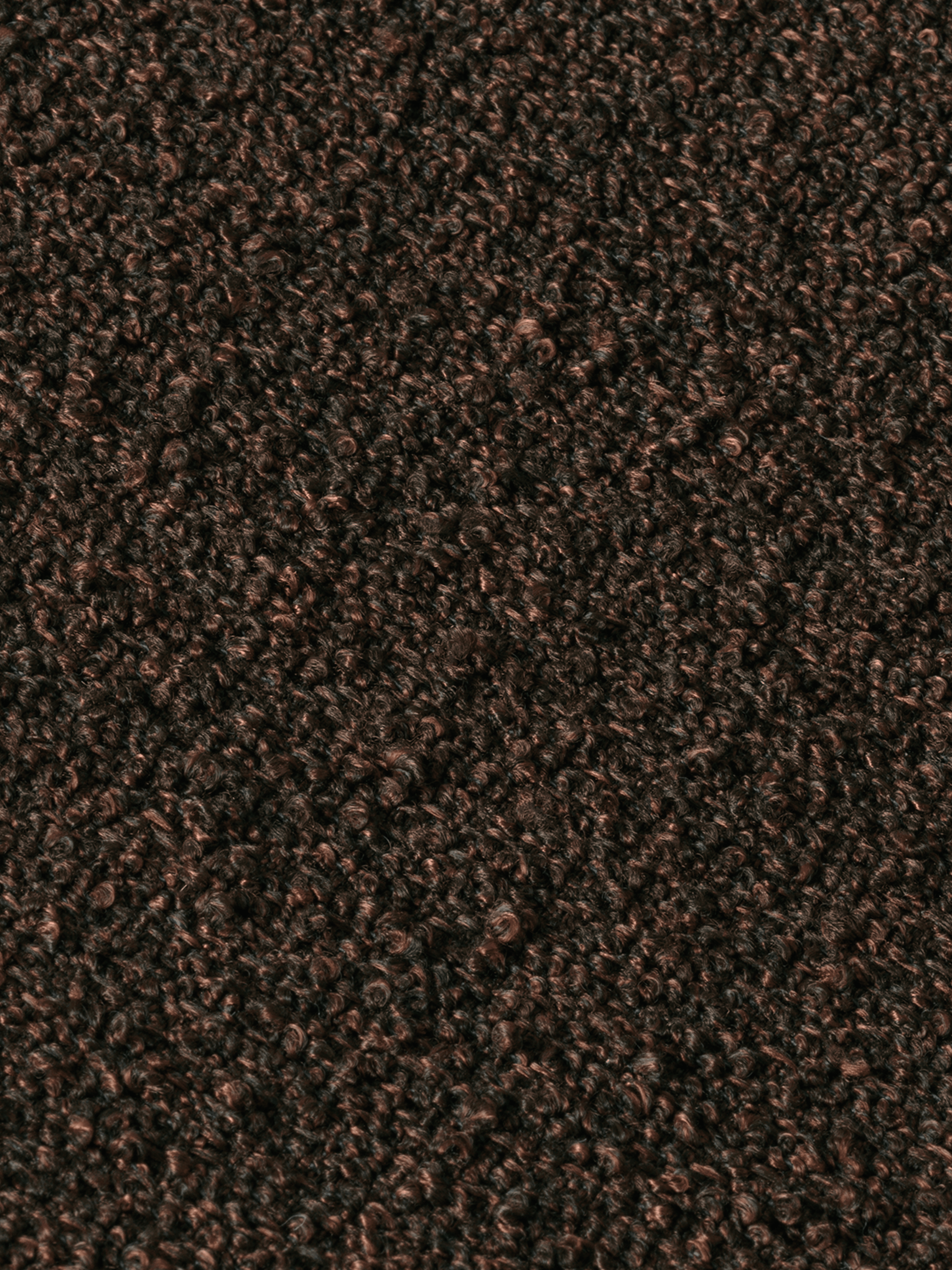 Puff für den Außenbereich ROULI braun Boucle