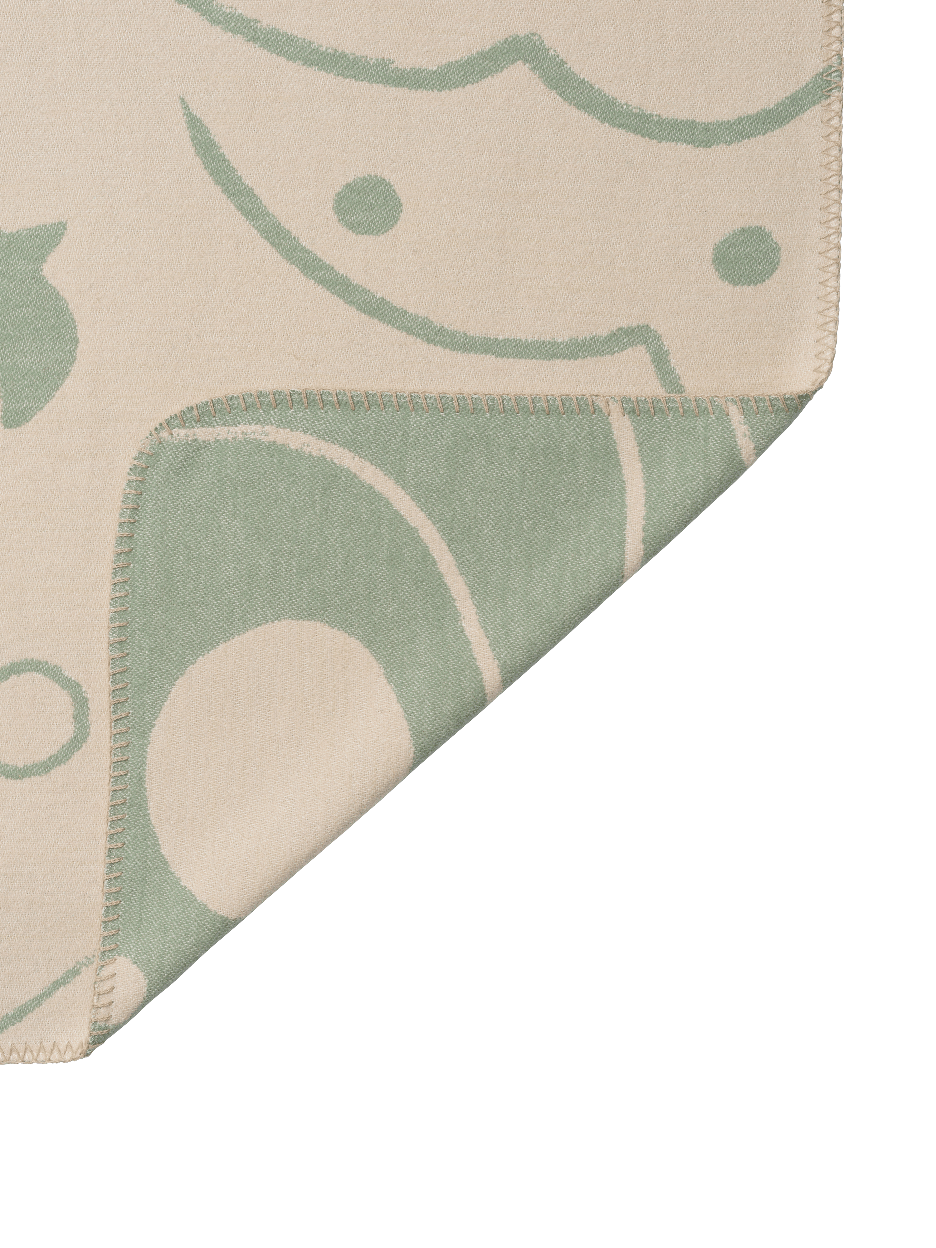 Kindertafel SKYE groen met beige