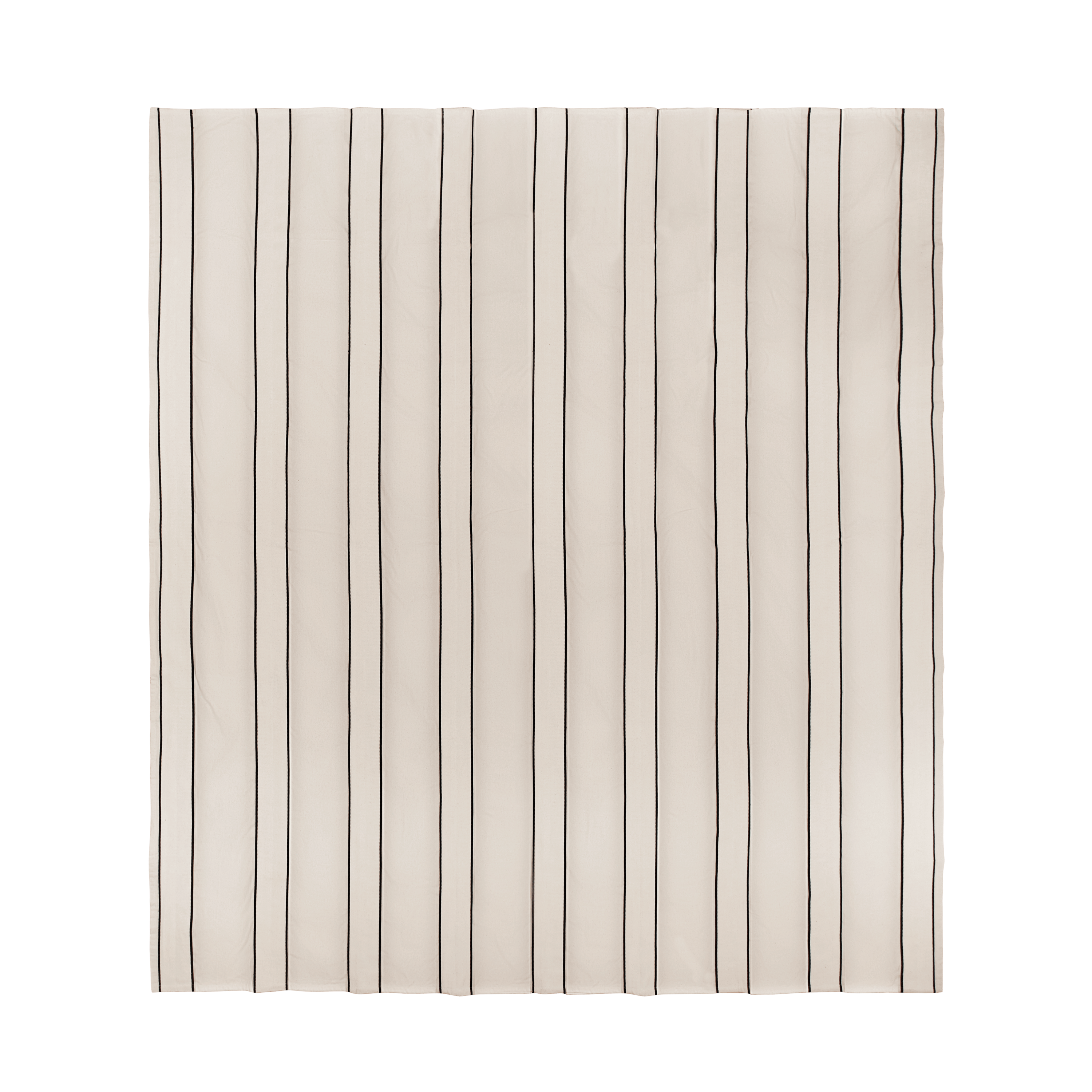 Dekbedovertrek TWILL beige met zwart