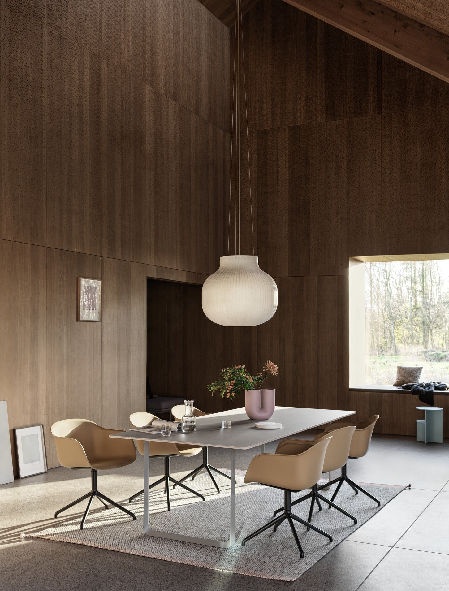 Vloerkleed PLY zwart-wit