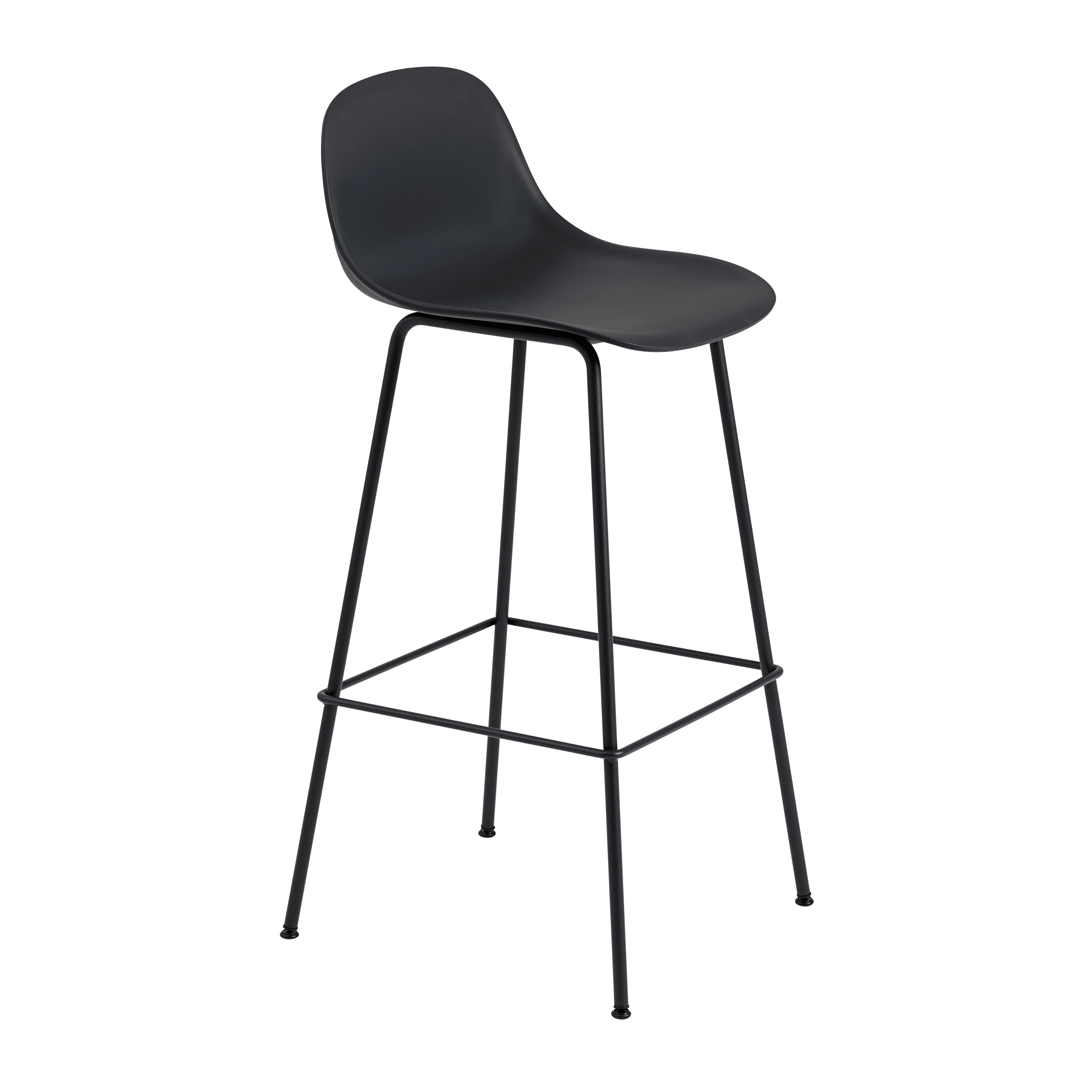 Personalisierbarer Barhocker FIBER mit Stahlbasis