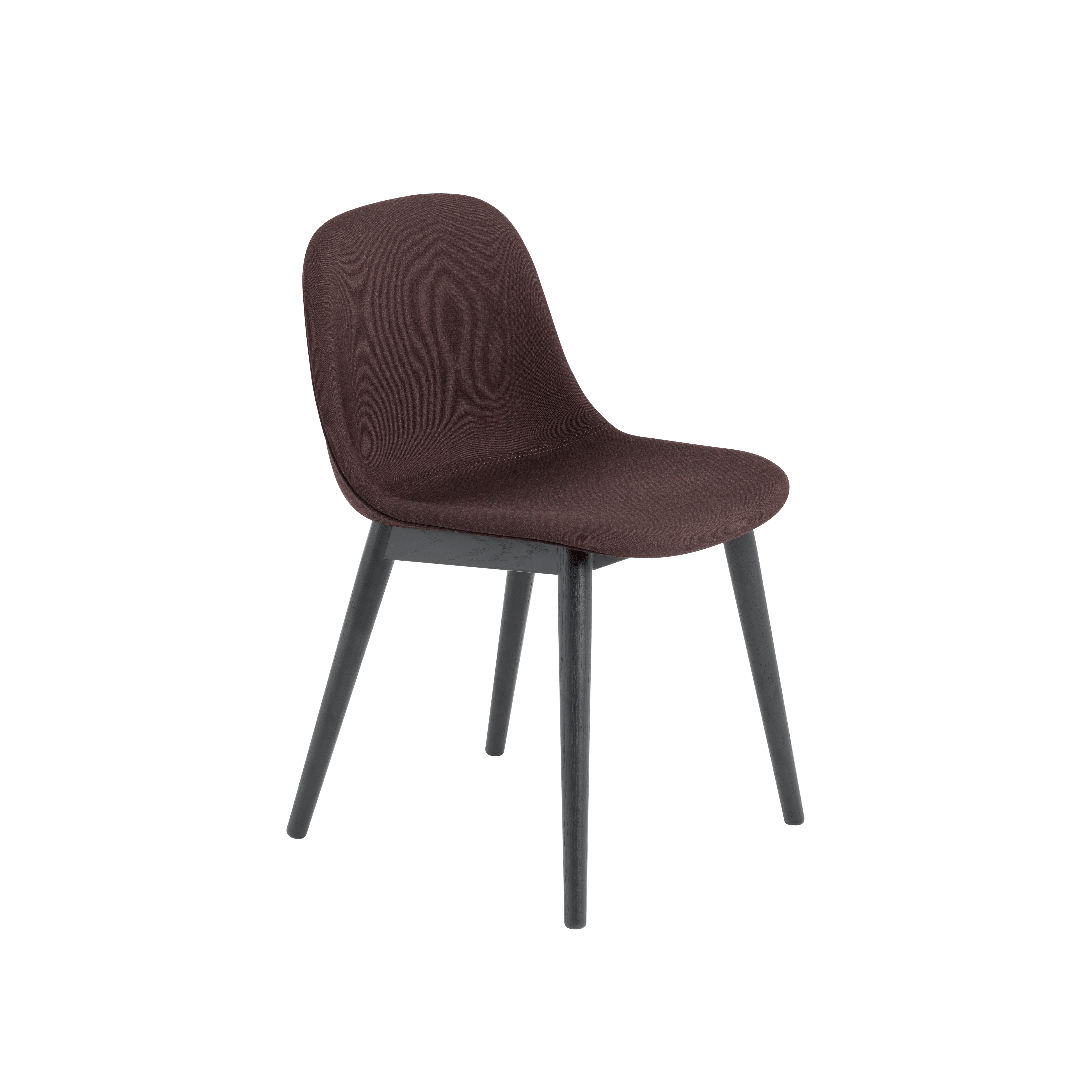 Gepersonaliseerde FIBER stoel met houten basis