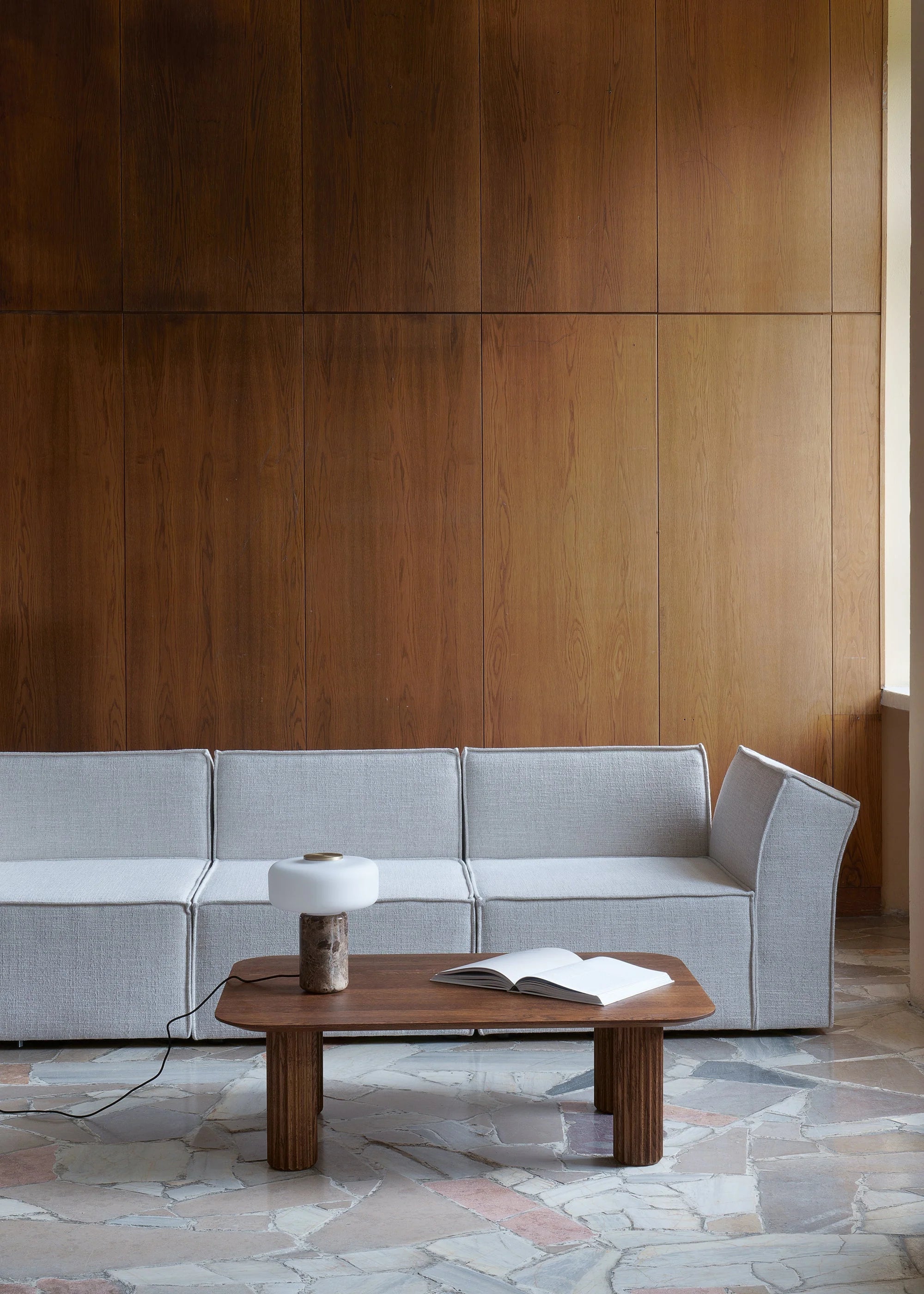 PILAR coffee table dark oak wood