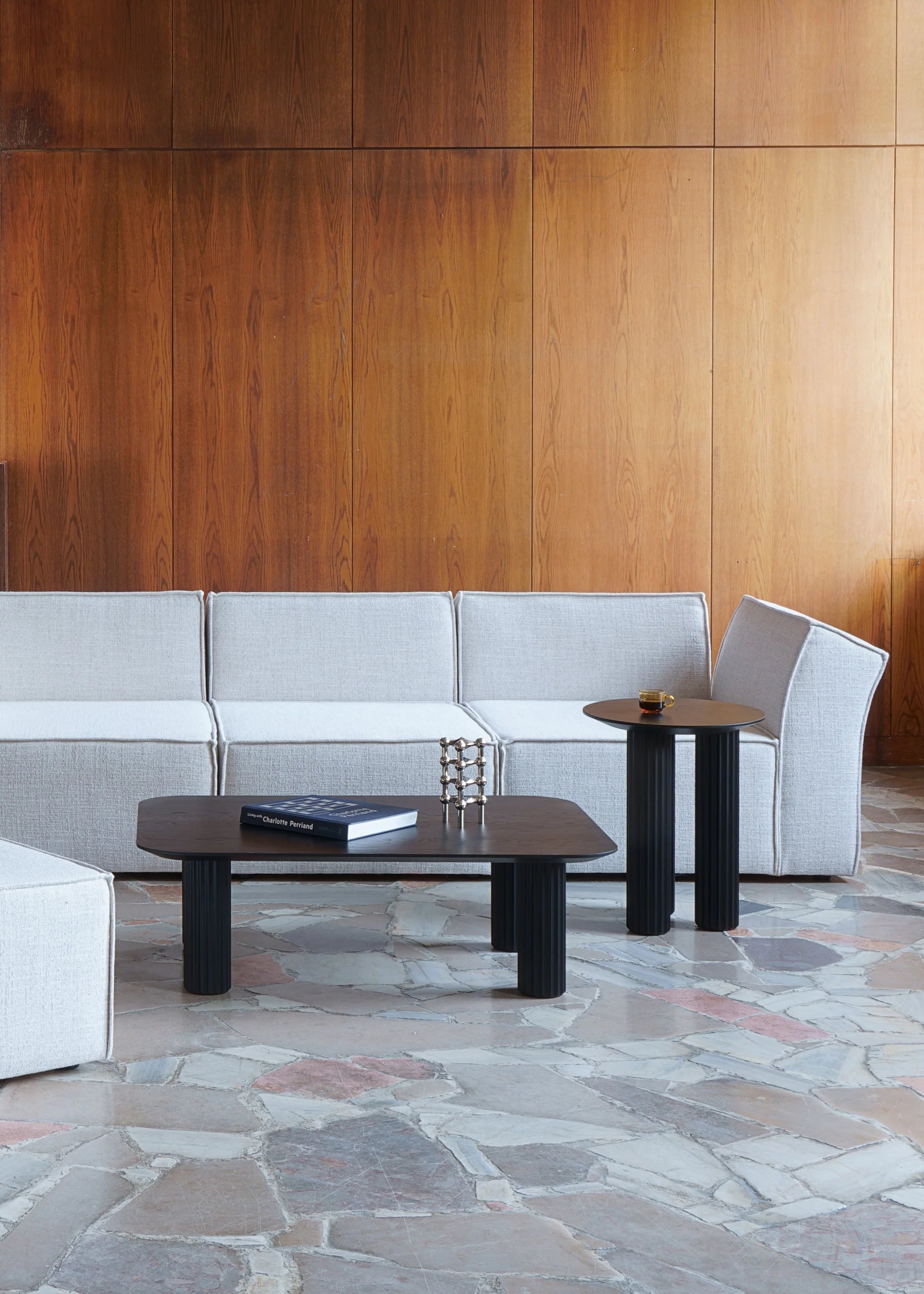 PILAR coffee table dark oak wood