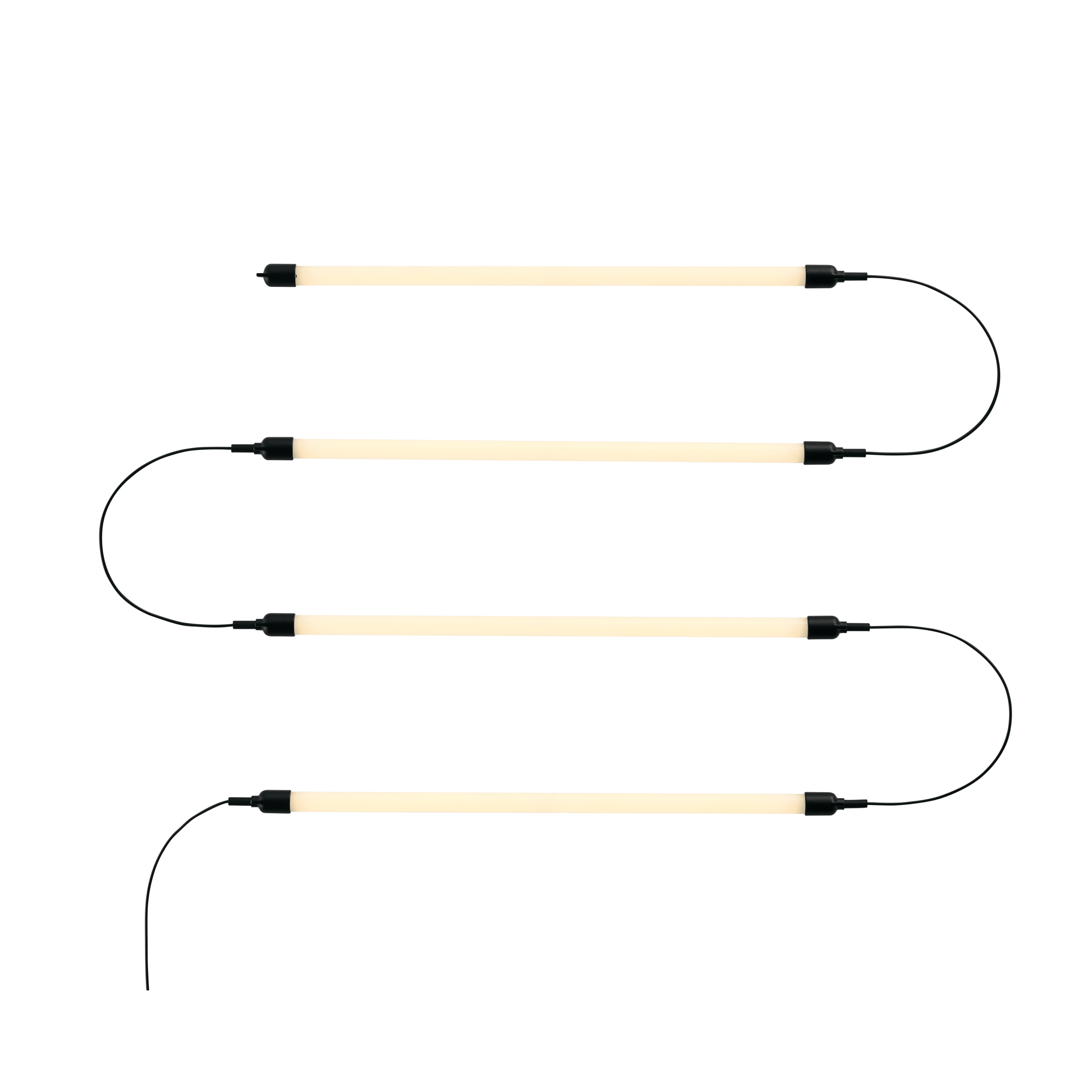 Wandlamp FINE - configuratie 2 zwart