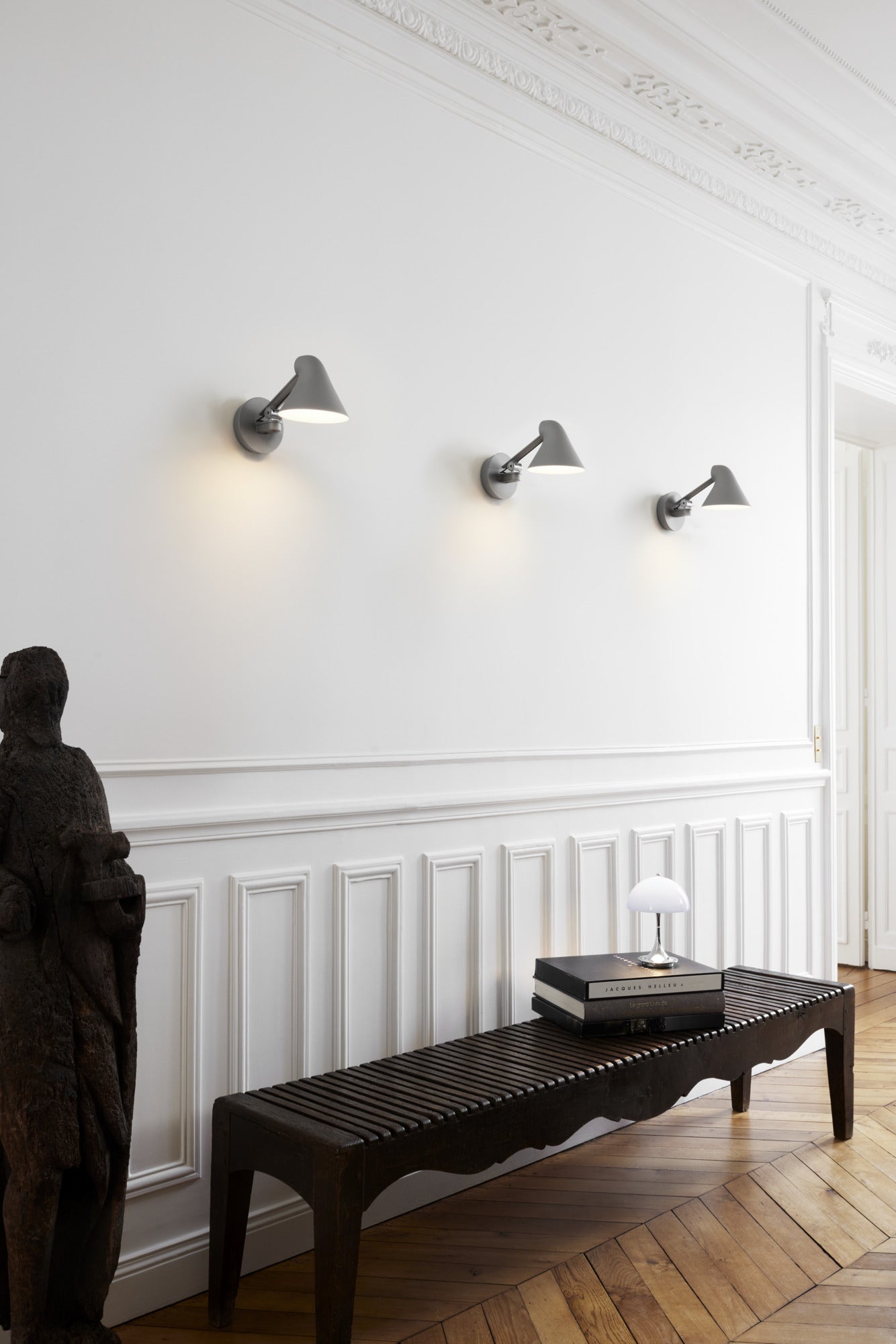 Wandlamp met verstelbare arm NJP wit