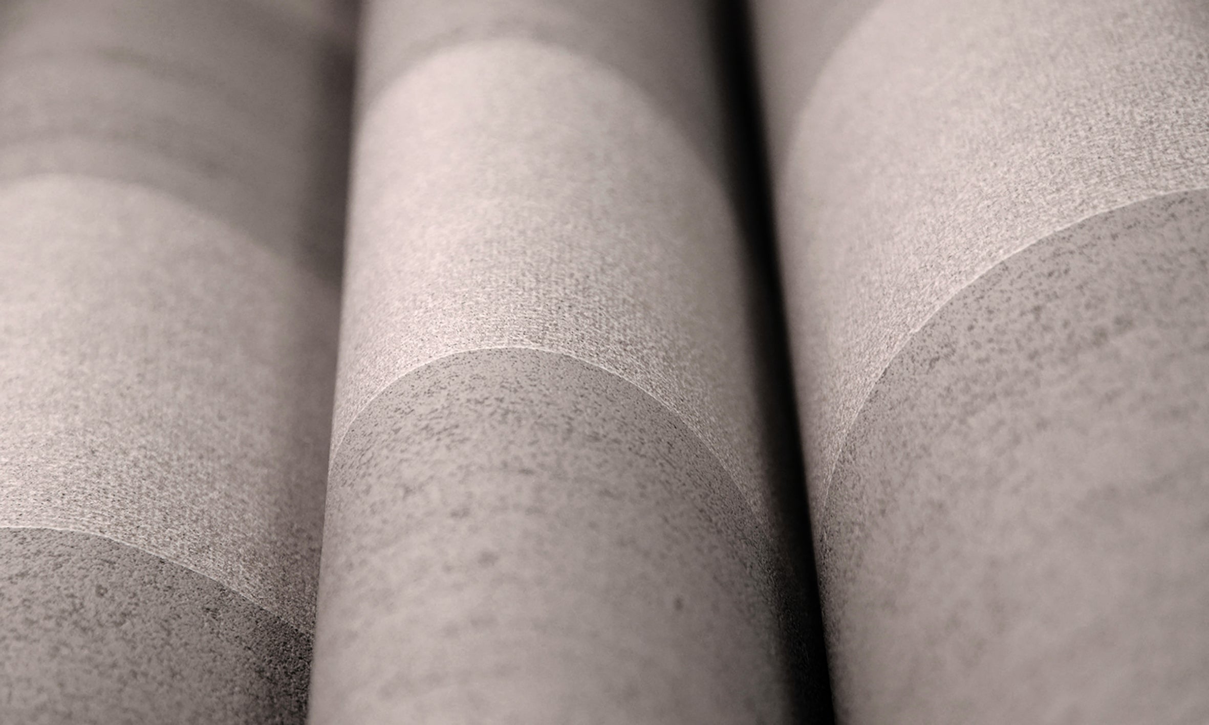 Structural wallpaper imitating canvas with a striped pattern STRIPE brown