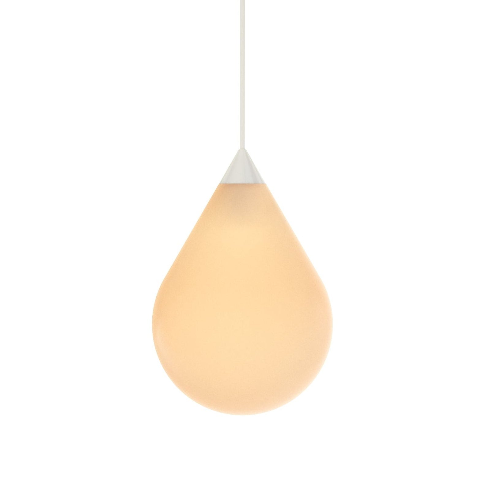 Lampa wisząca FLARE BEAD opalowy klosz