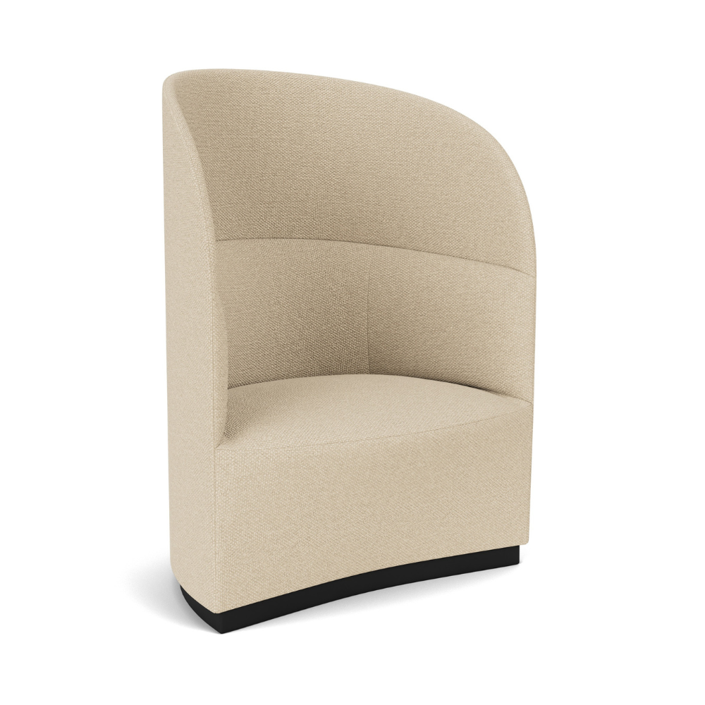 Sessel mit hohem Rücken TEAROOM hellbeige