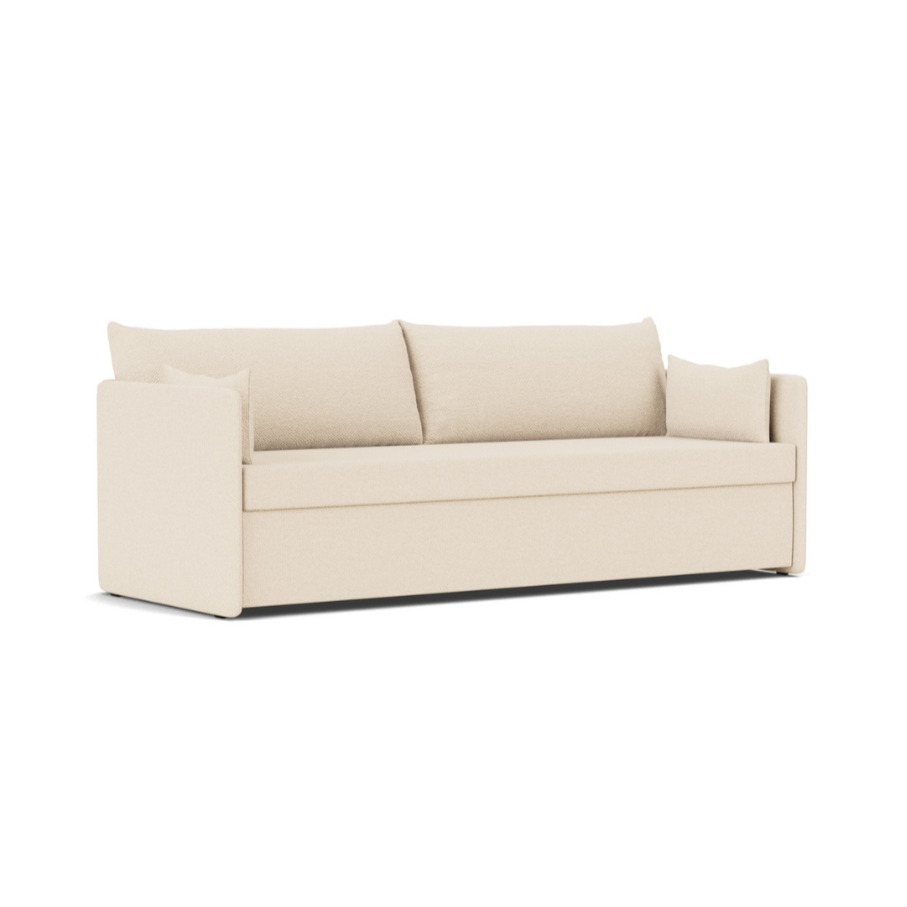Sofa with sleeping function 3-seater OFFSET cream