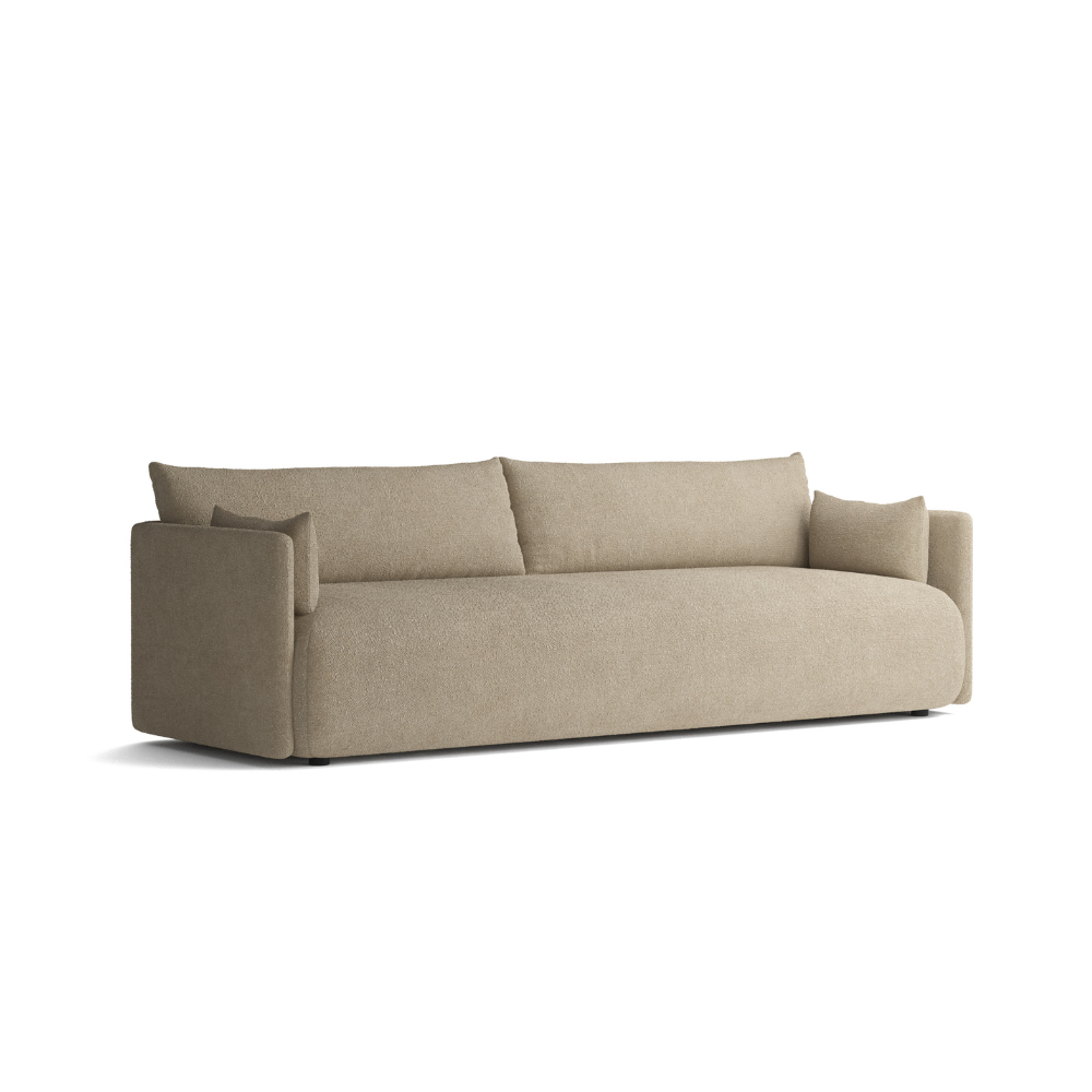 3-seater OFFSET sofa beige