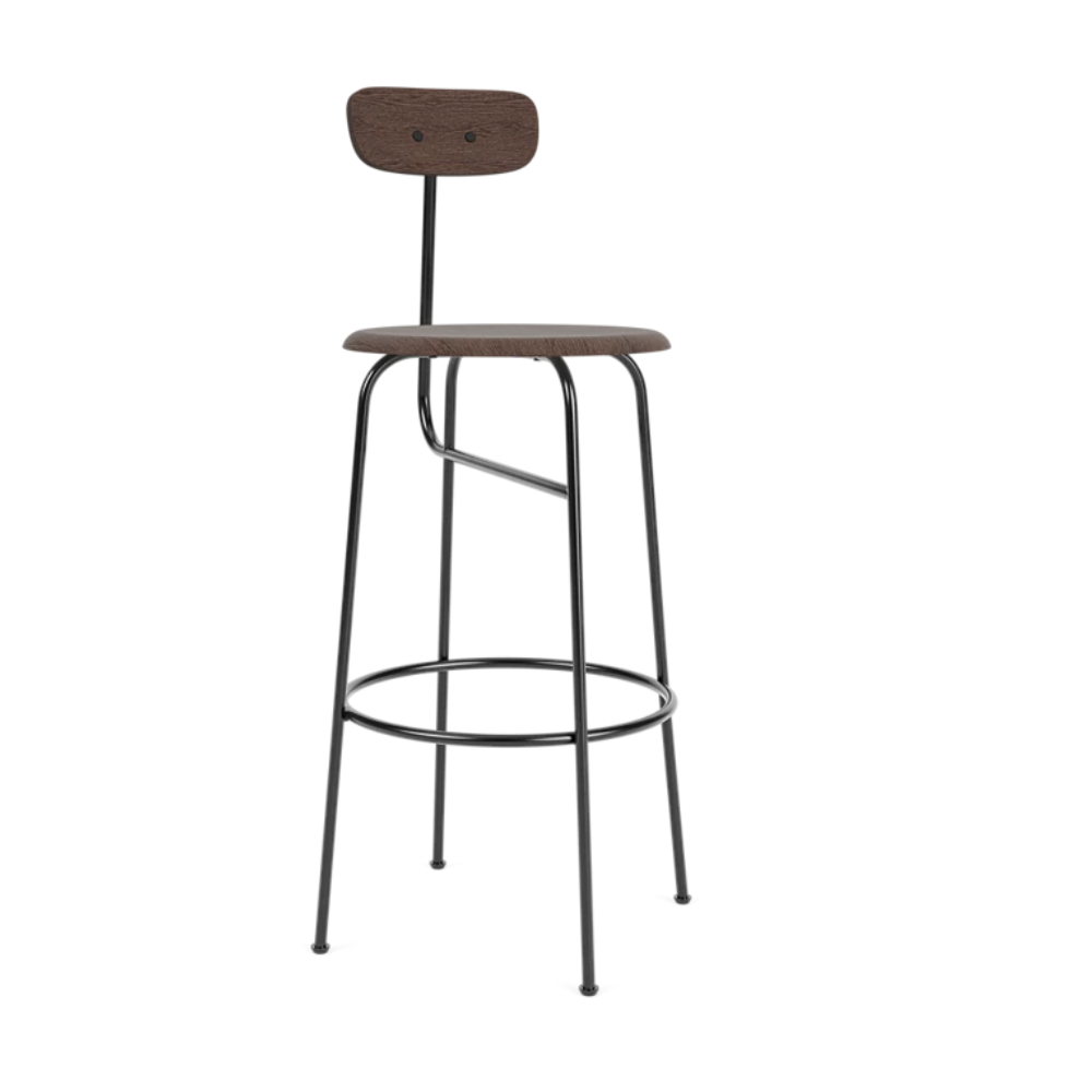 AFTEROOM stool dark oak veneer