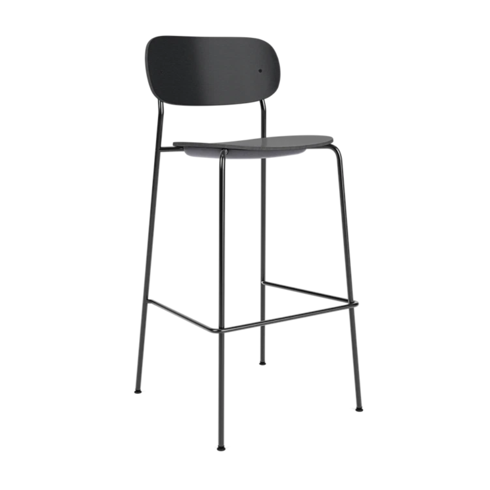 Hocker CO zwart eikenfineer