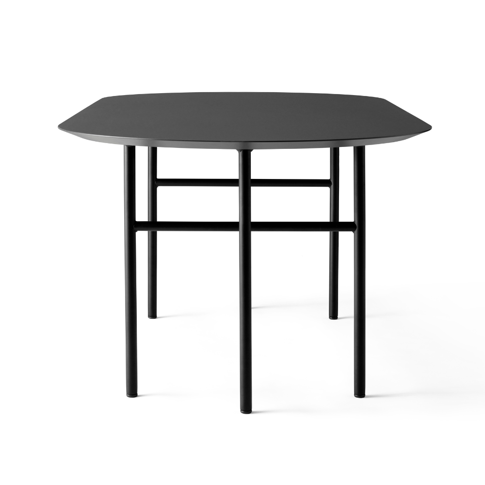 Oval table SNAREGADE black oak veneer