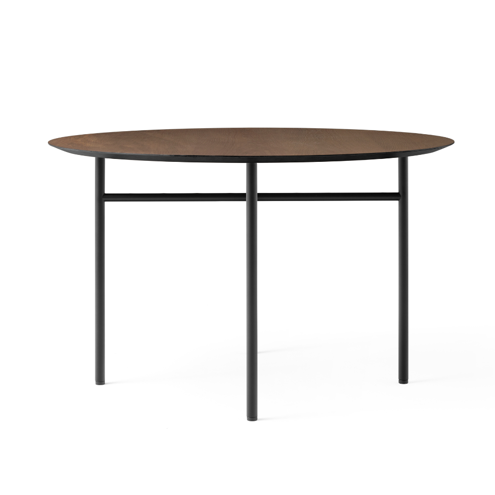 Runder Tisch SNAREGADE dunkles Eichenfurnier