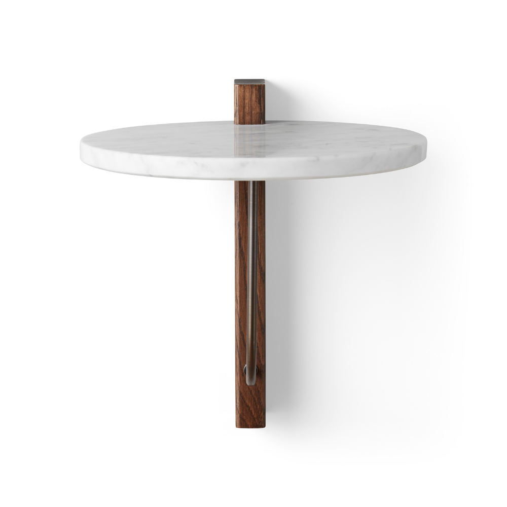 CORBEL shelf oak wood and marble